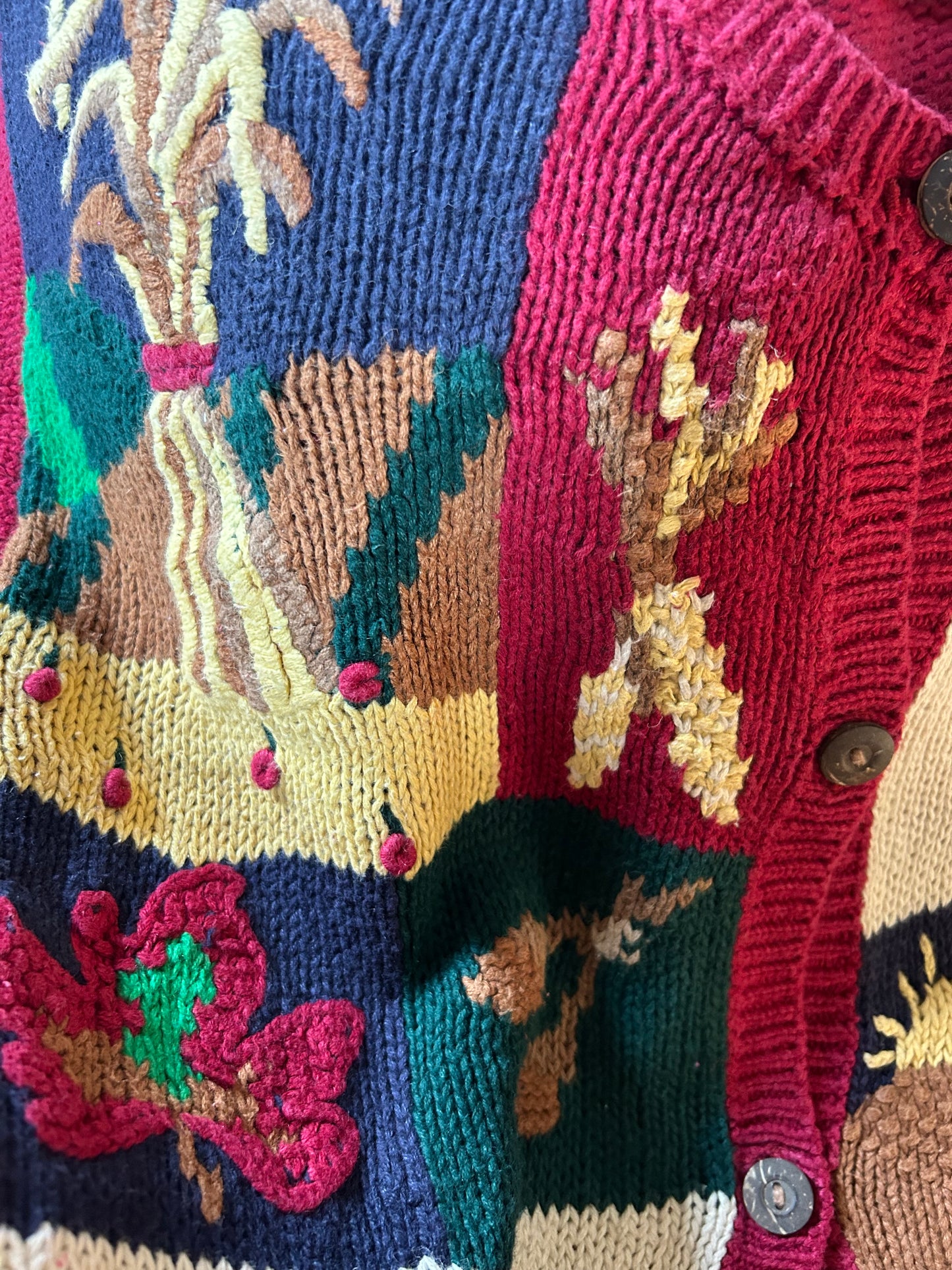 Robin Sinkler Vintage Hand Knit Cardigan