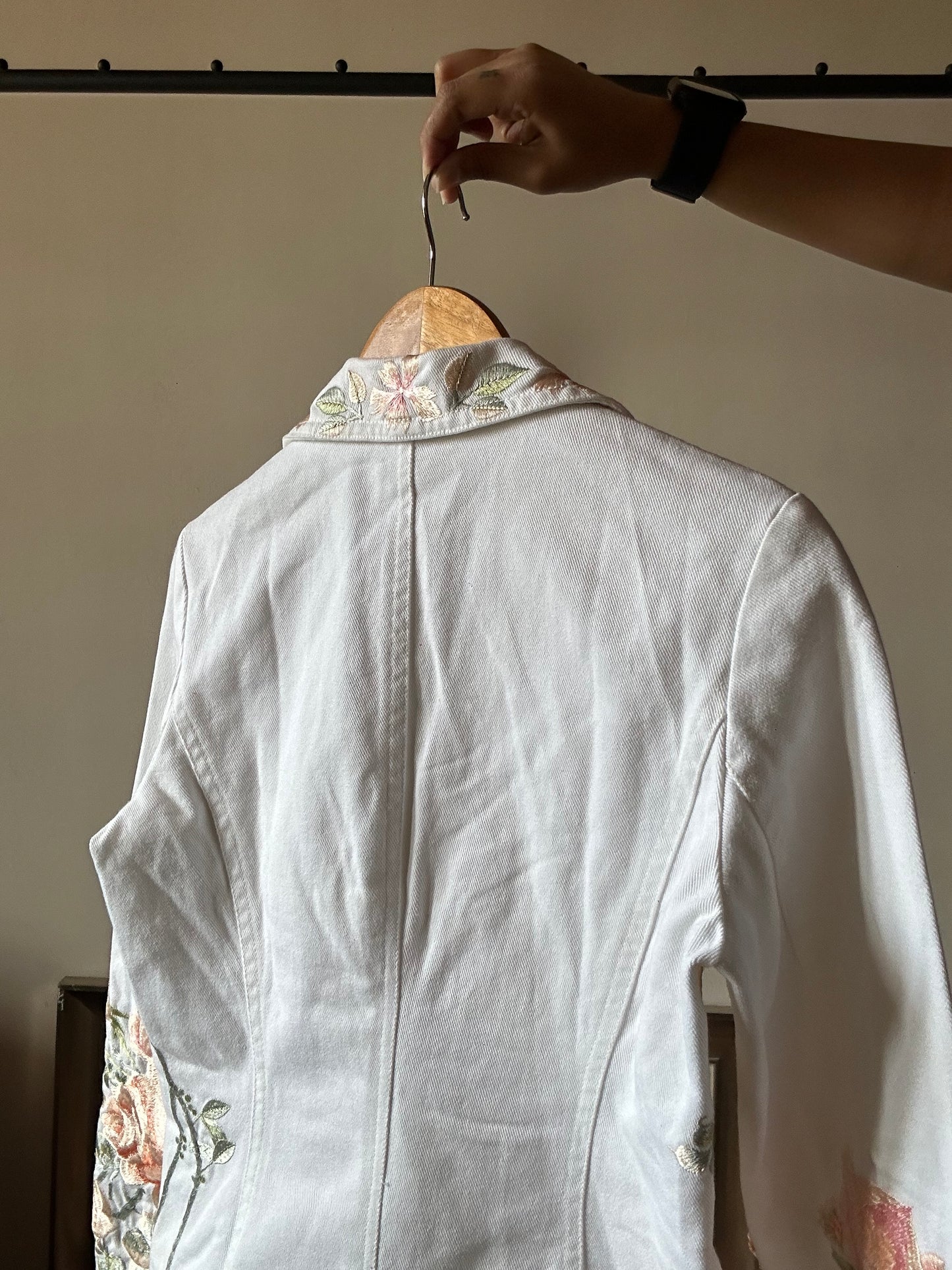 Vintage Armor Jeans Denim Embroidered Jacket