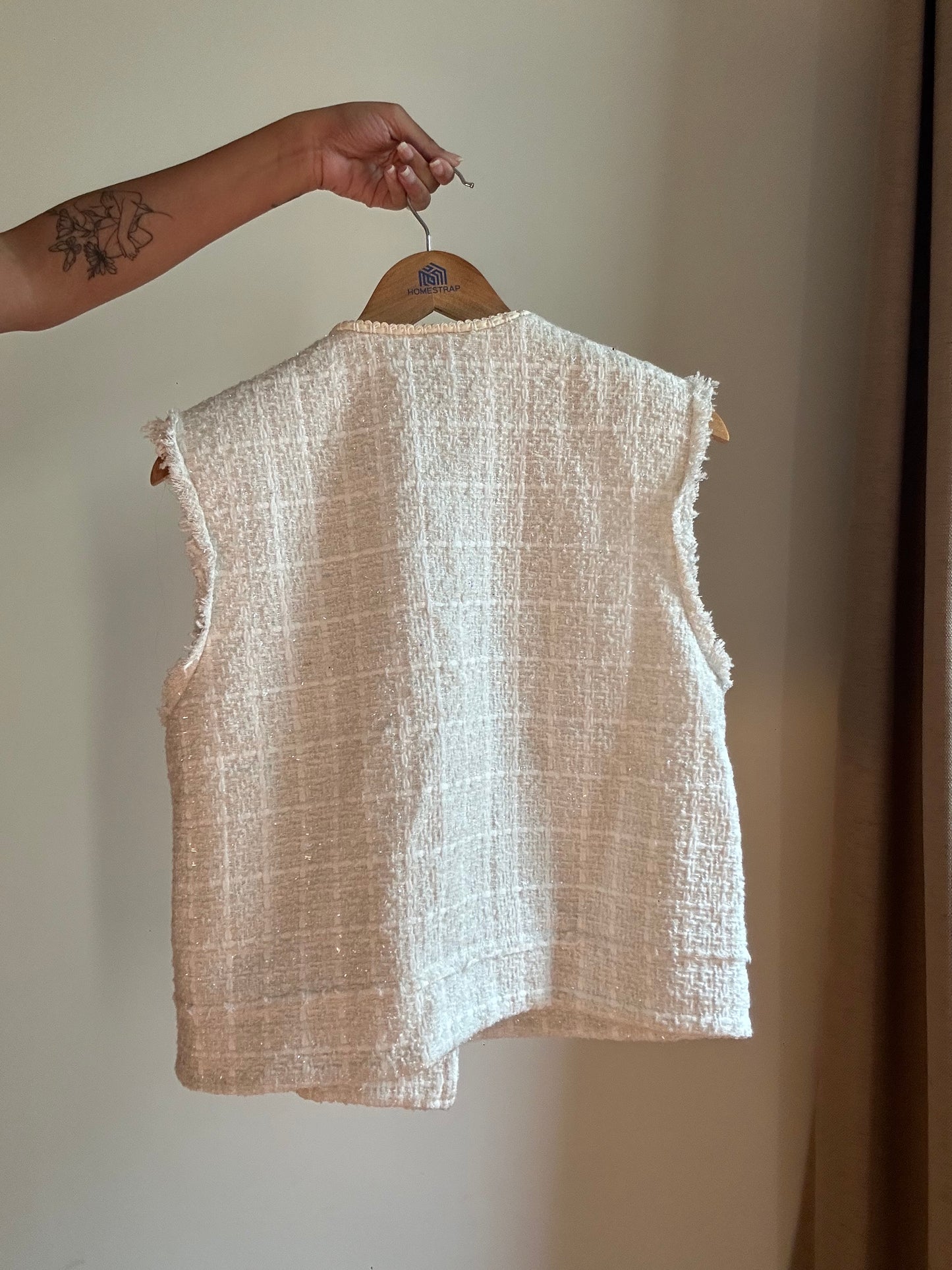 Vintage By Flow Tweed Vest