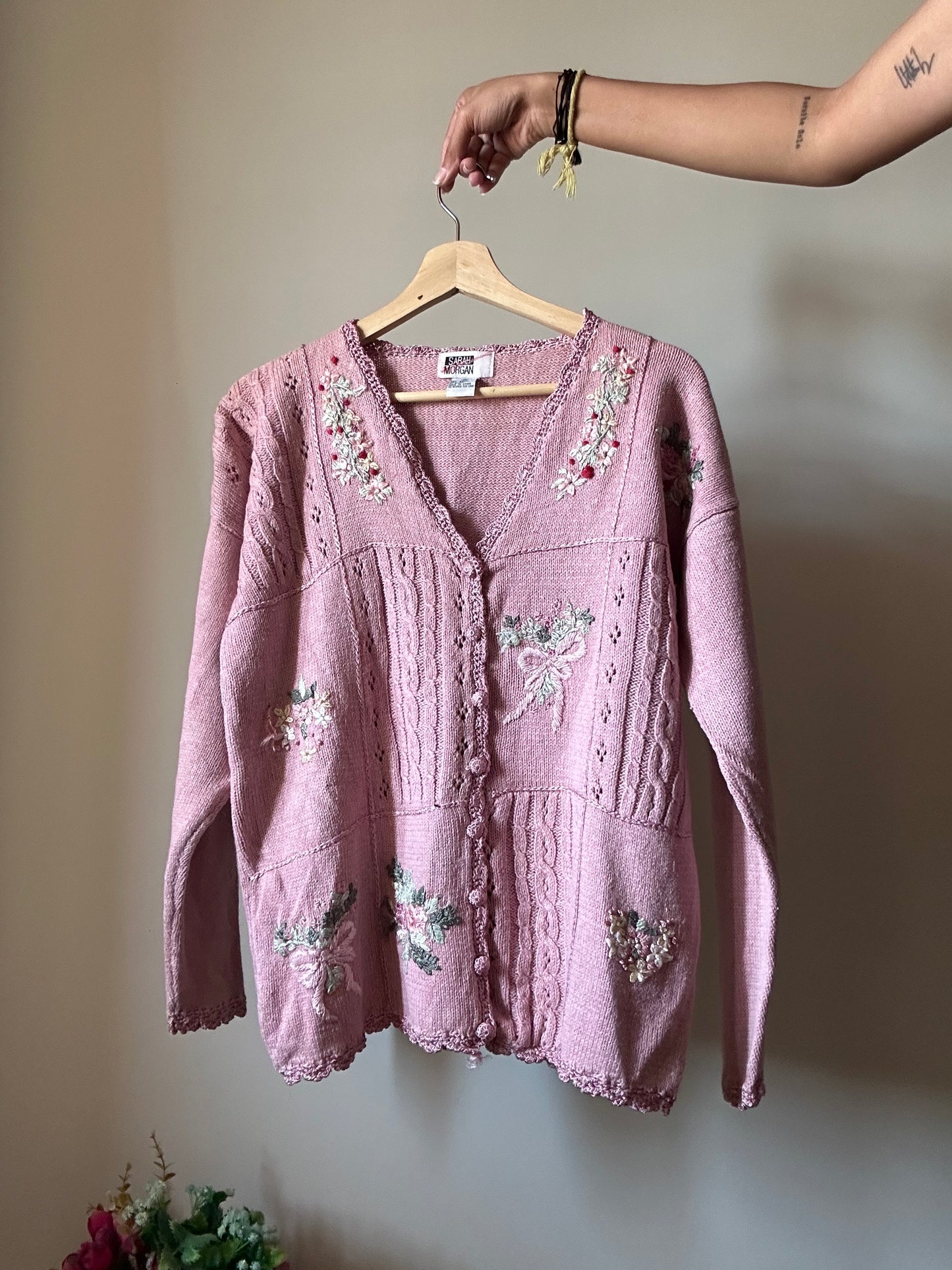 Sarah Morgan Vintage Floral Cardigan