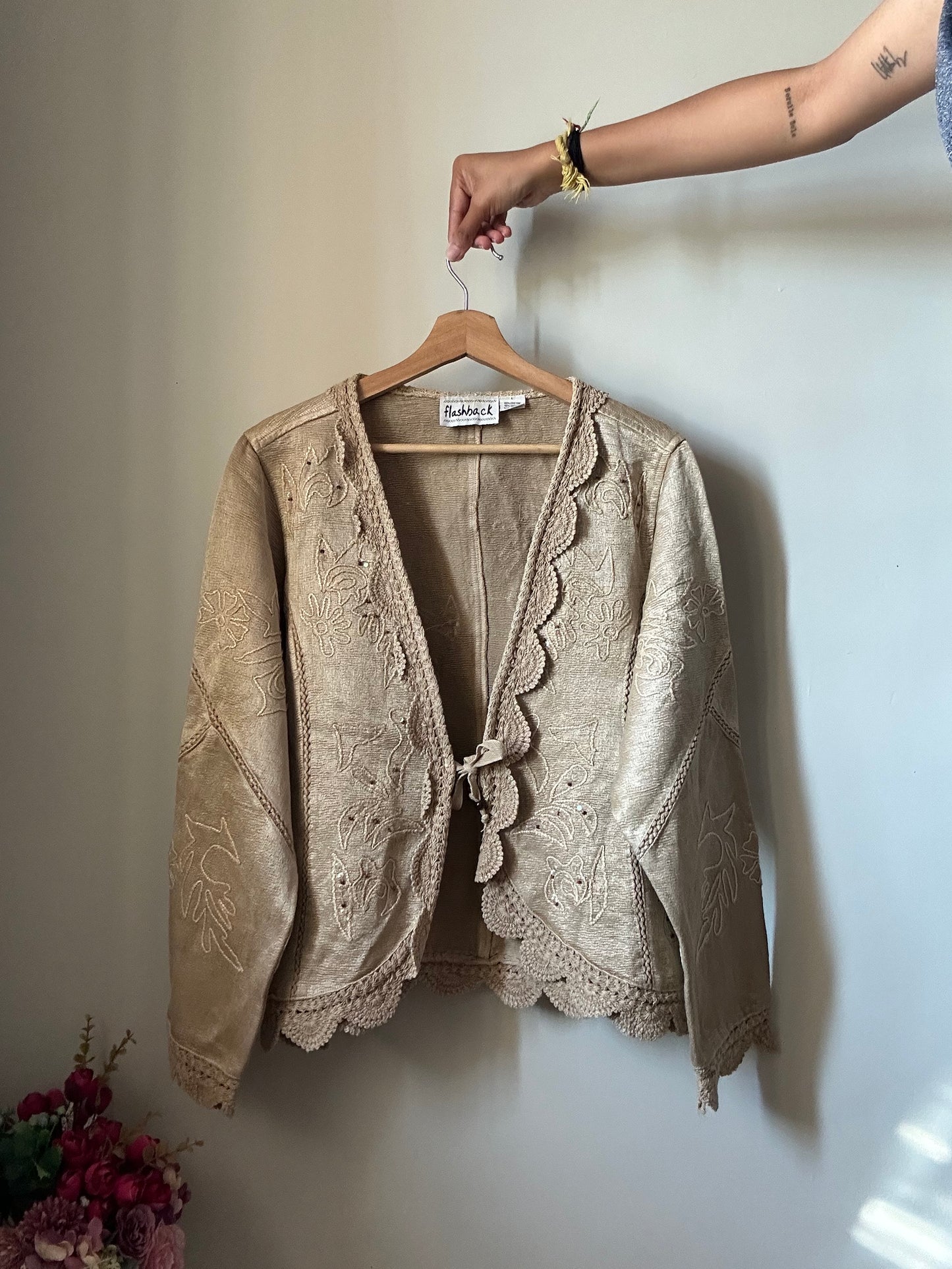 Flashback Embroidered and Cardigan
