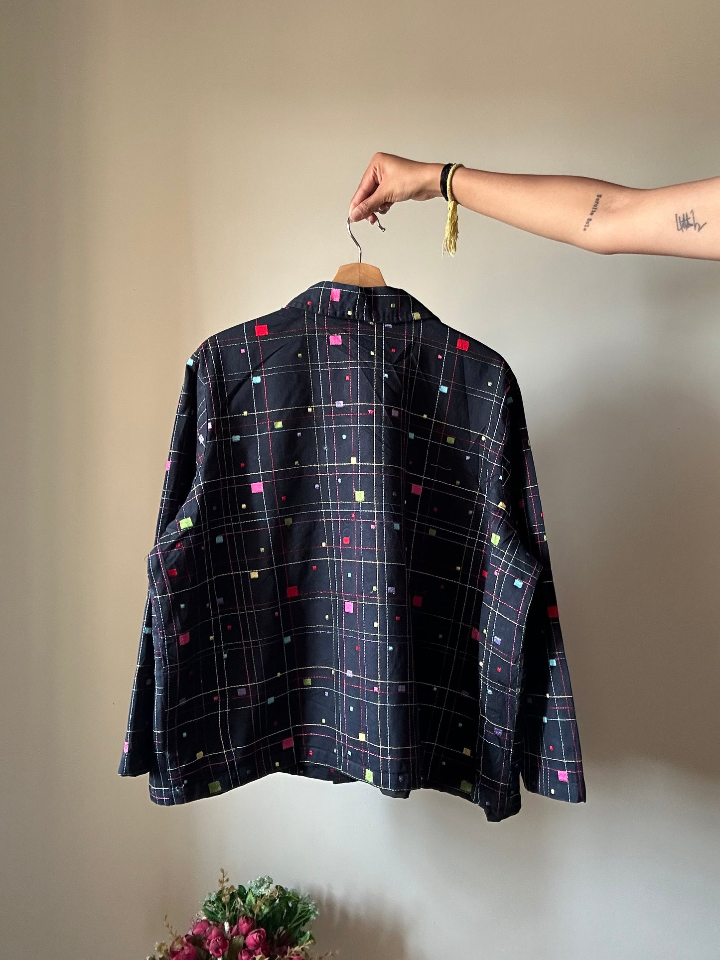 Studio Works Vintage All Embroidered Abstract Shaket