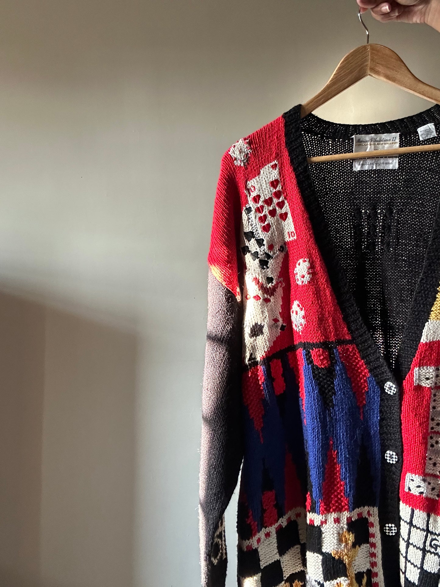 Marisa Christina 2 Vintage Hand Knit Cardigan