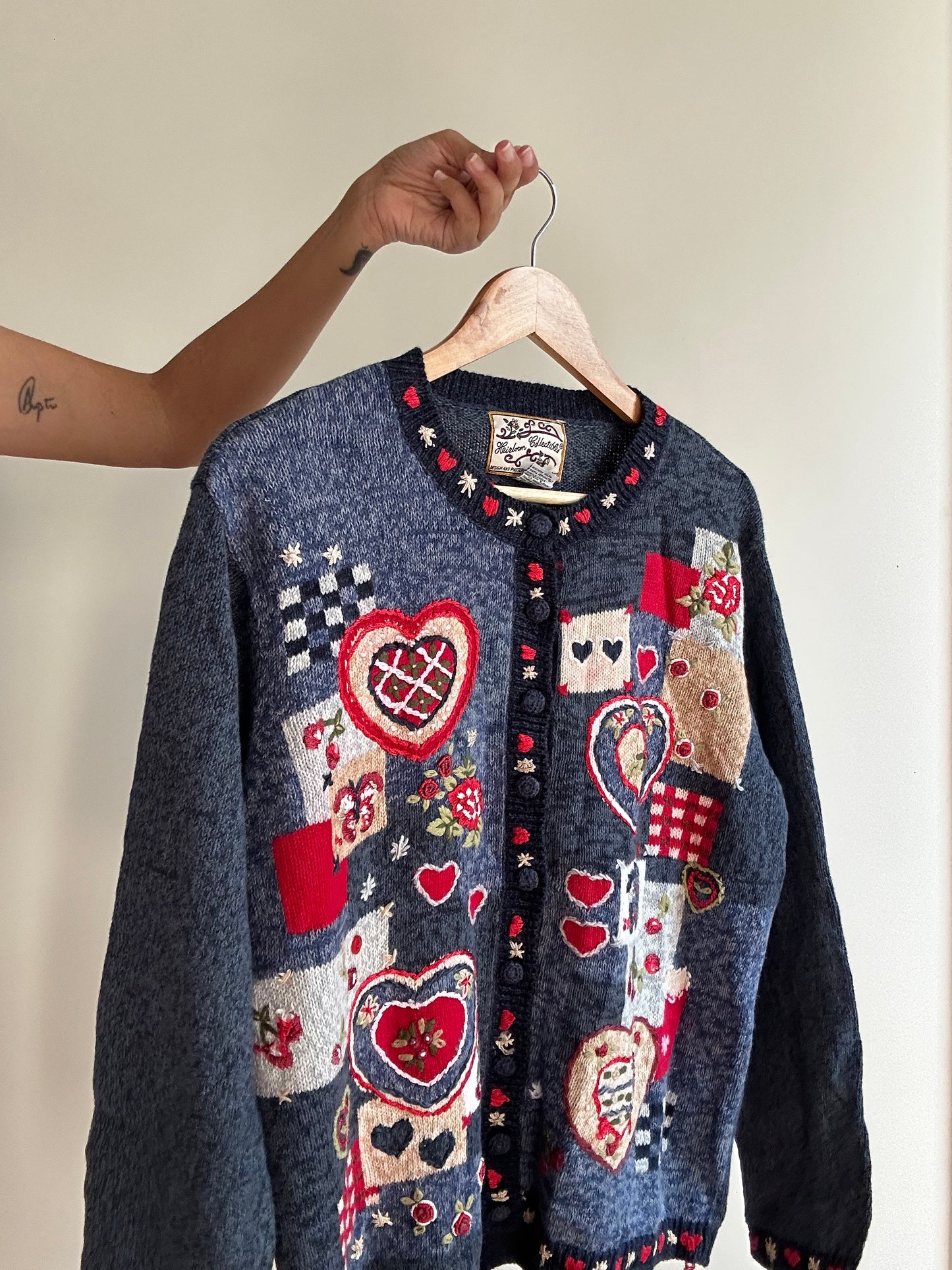 Handloom Collection Vintage Knit Cardigan