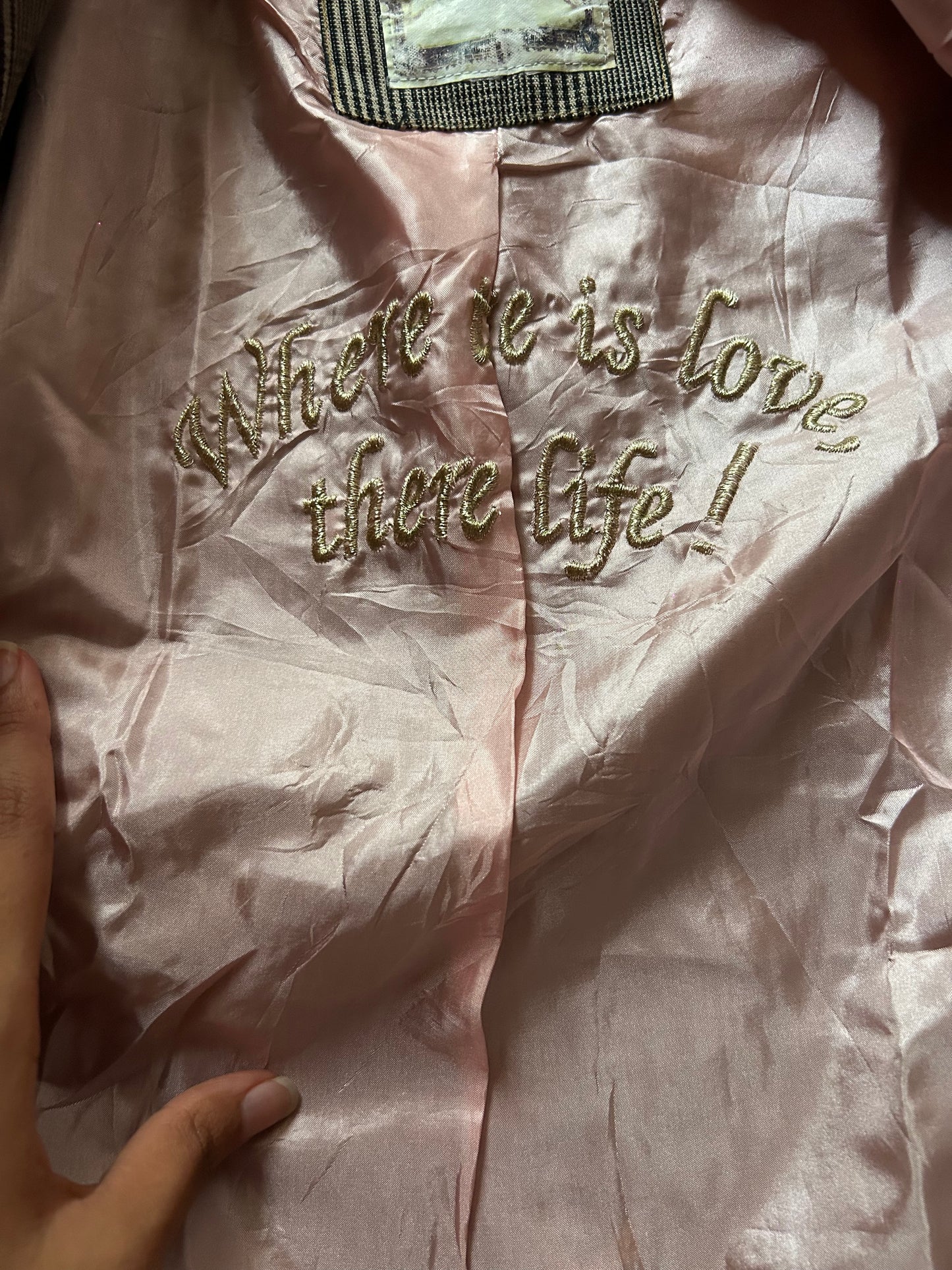 Vintage Patchwork and Embroidery Blazer