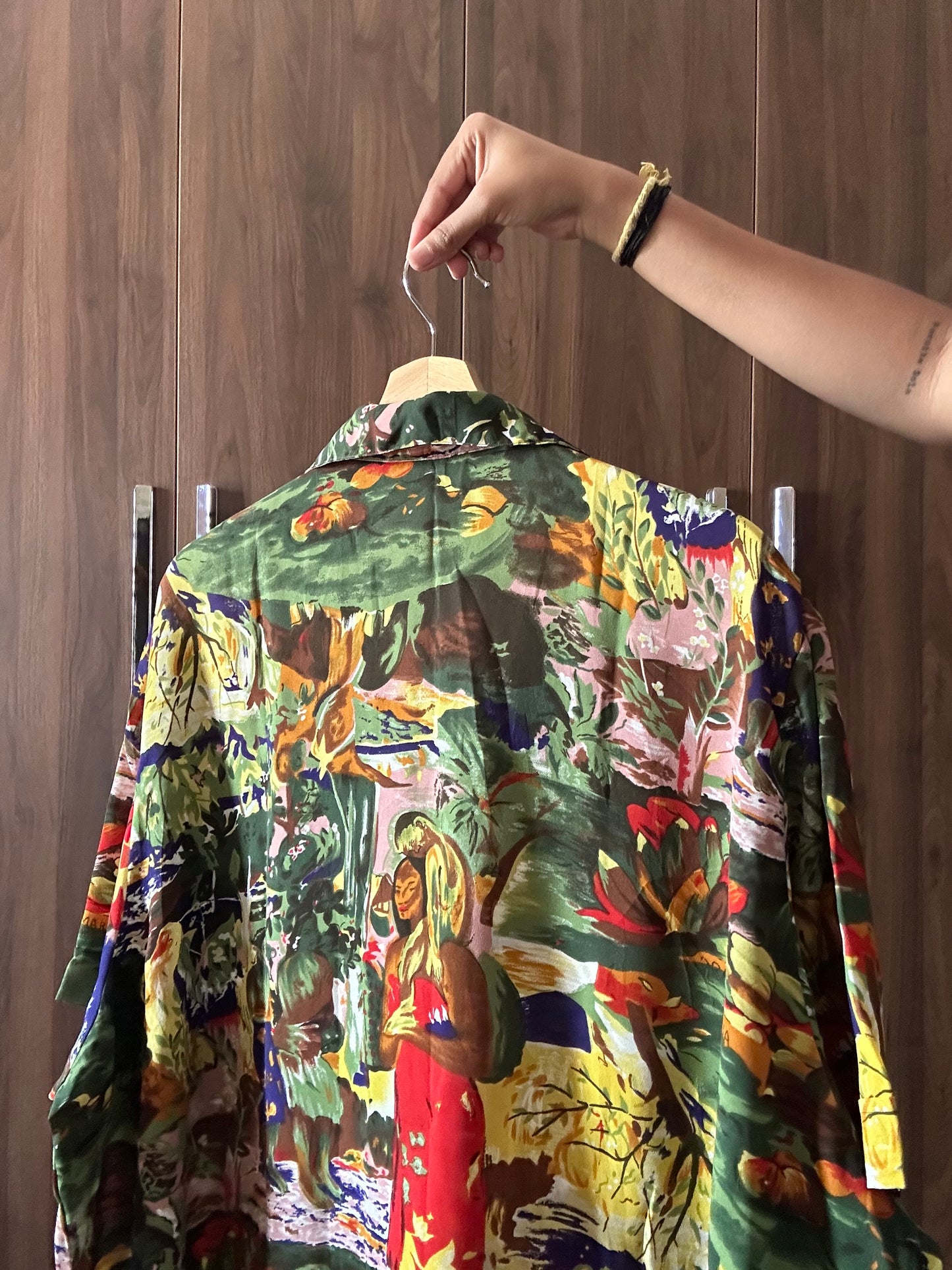 Vintage Abstract Art Print Shirt