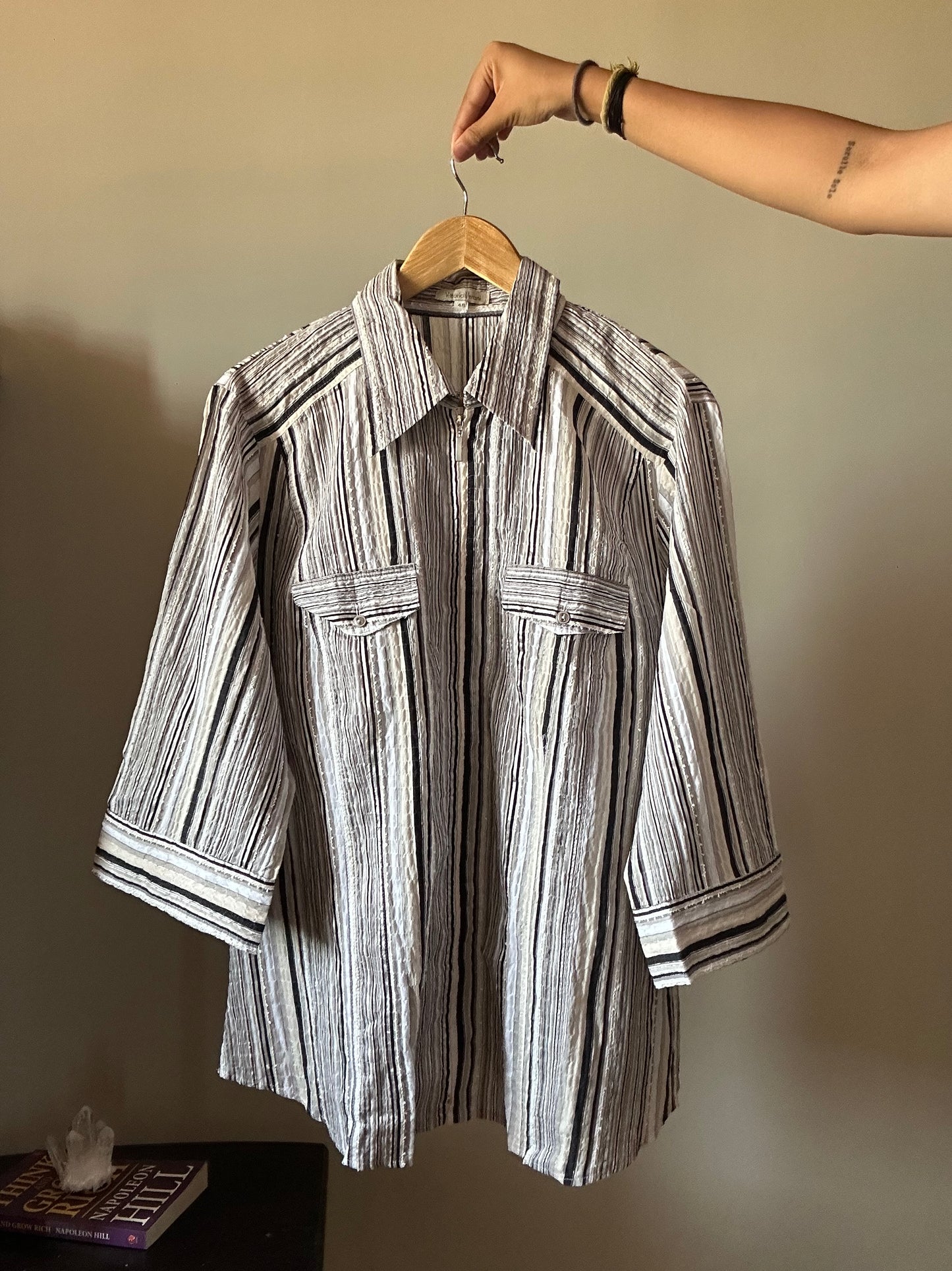 Vittoria Verani Vintage Zipper Shirt