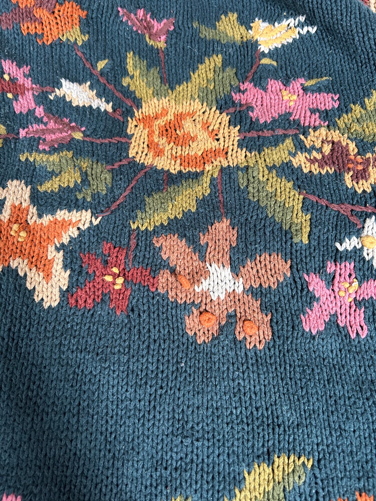 Jennifer Reed Vintage Hand Knit Cardigan