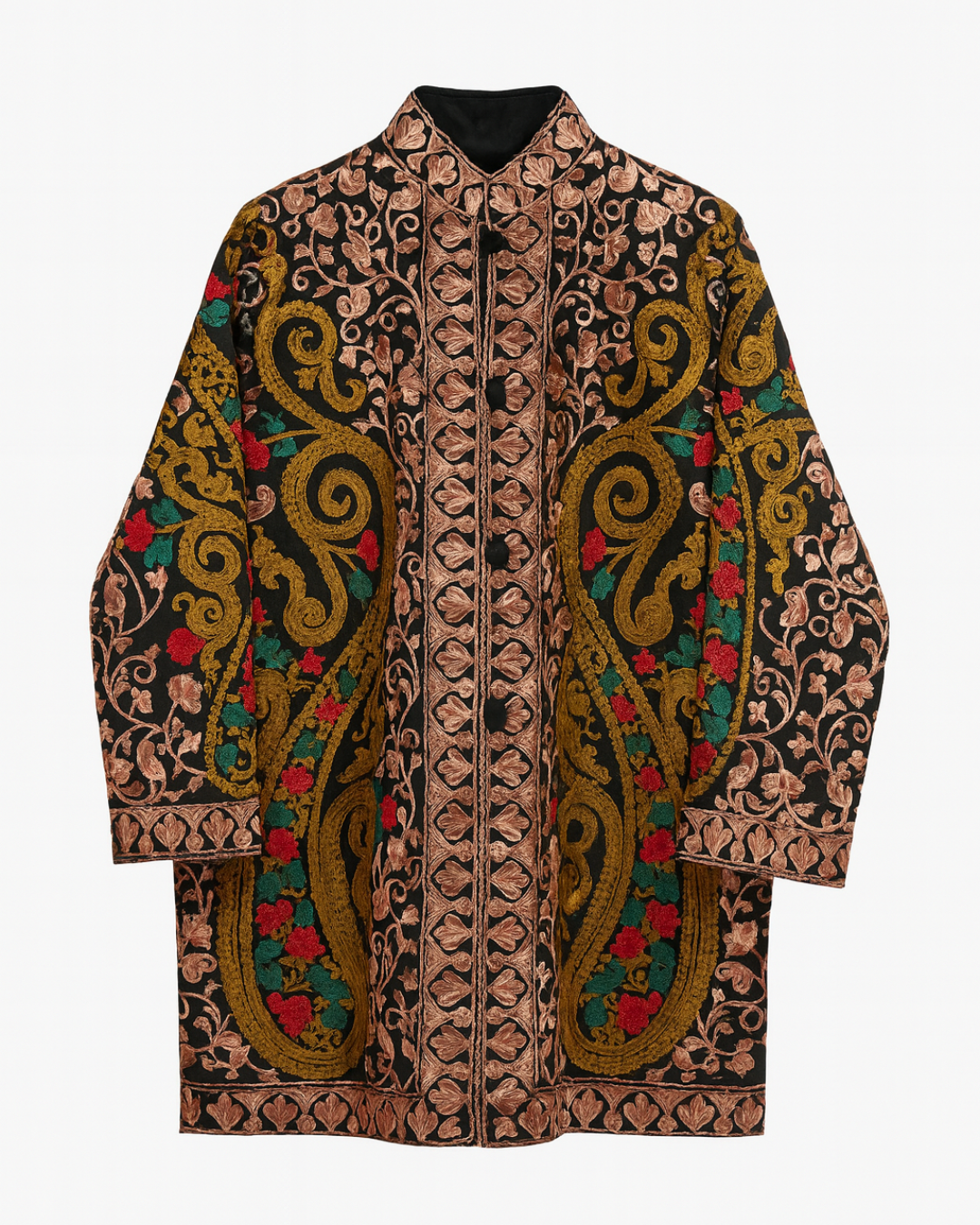 Fully Embroidered Vintage Shaket