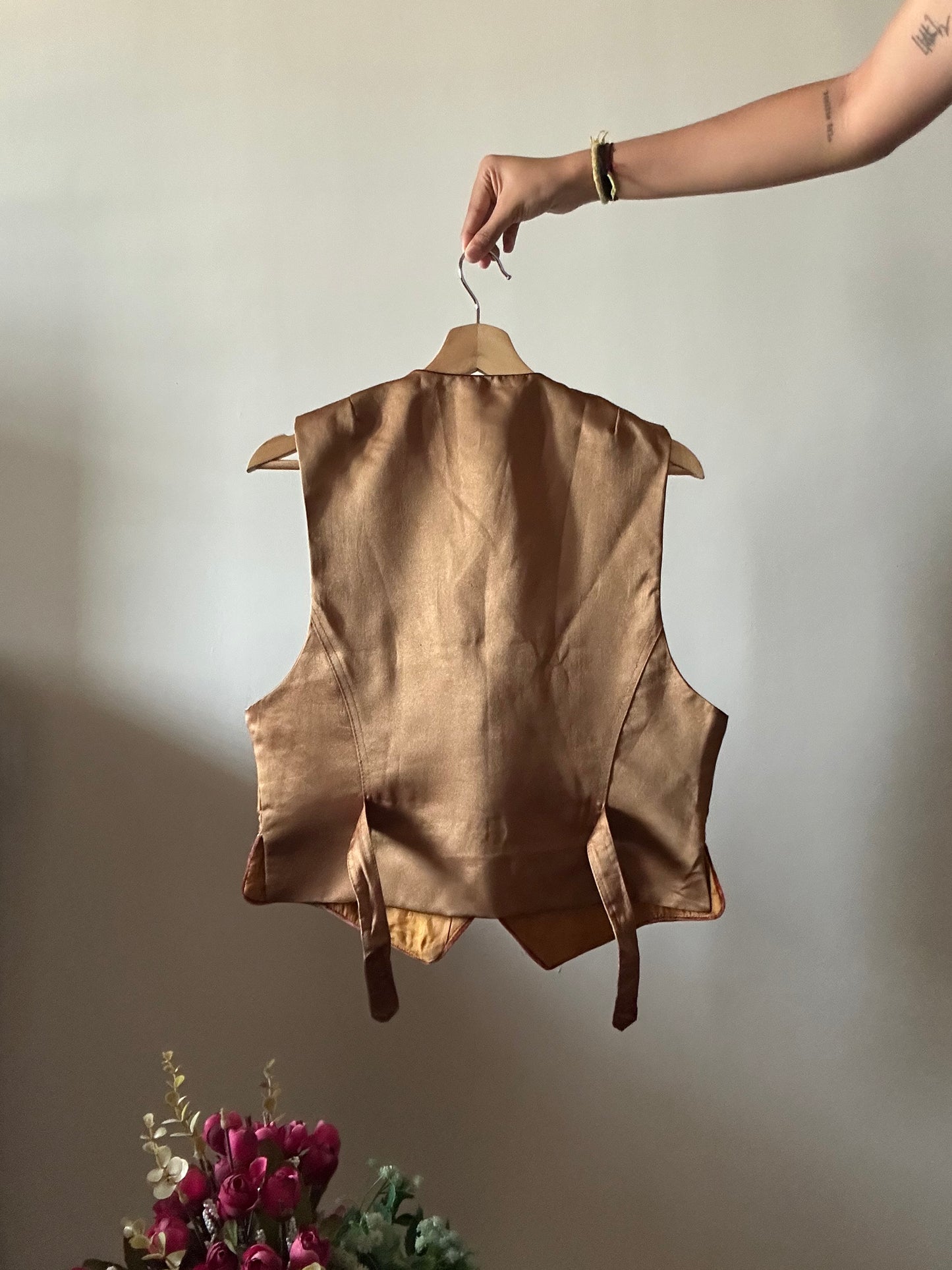 Ropa Vintage Patchwork and Embroidered Vest