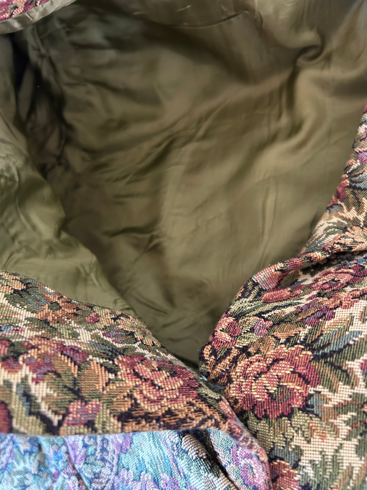 Vintage Floral Jacquard Blazer