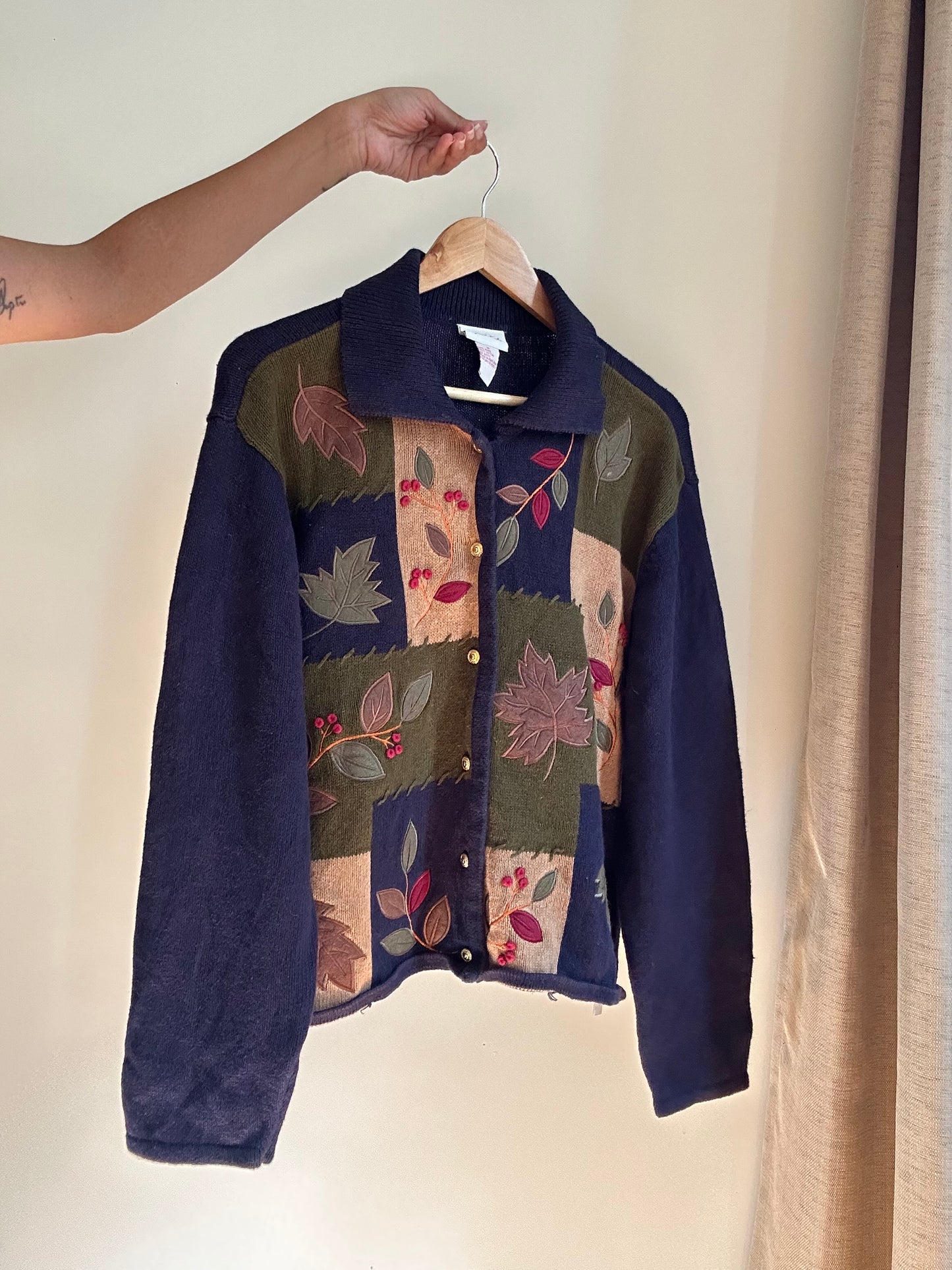 Crystal Kobe Vintage Knit Cardigan