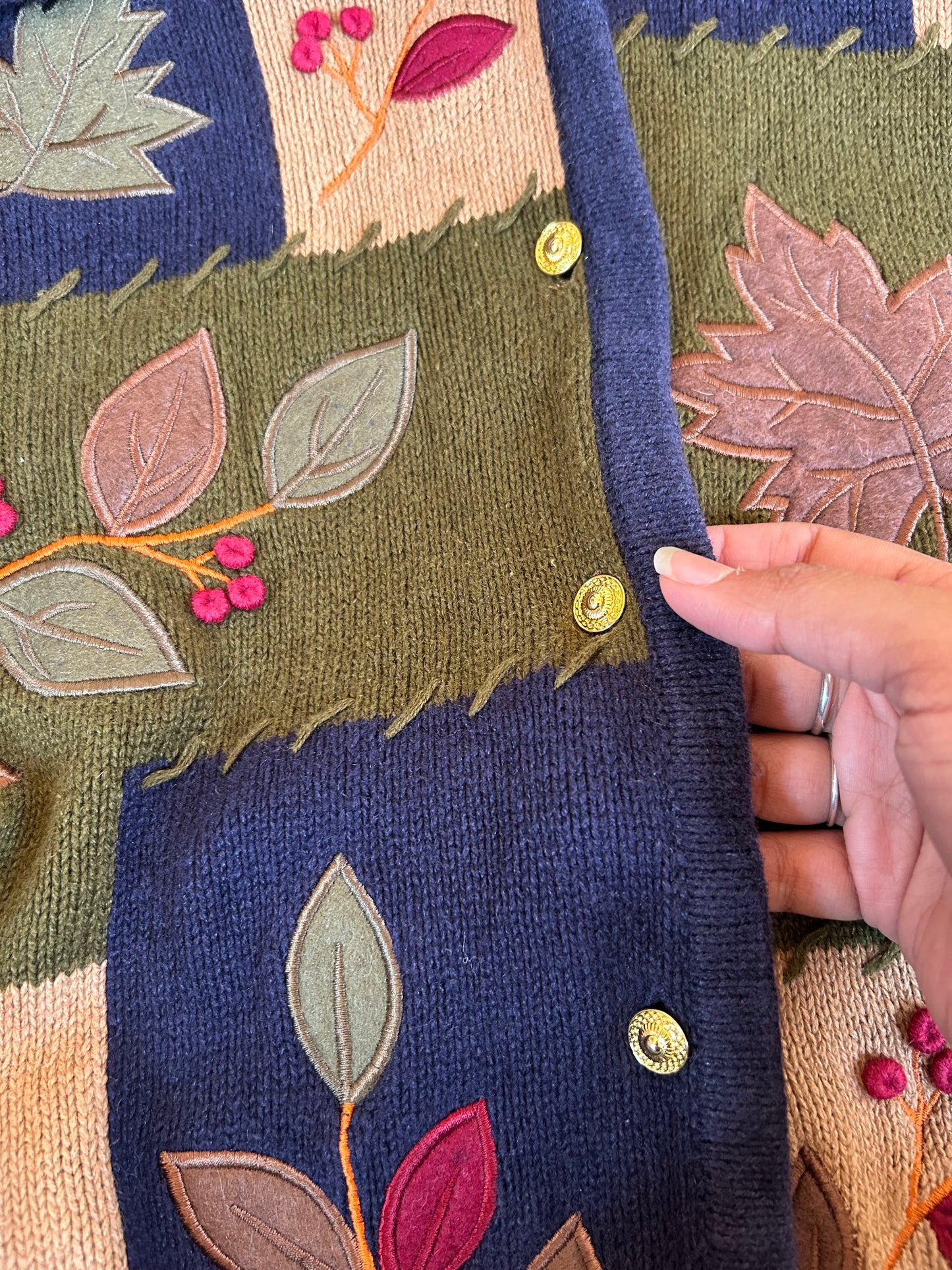 Crystal Kobe Vintage Knit Cardigan