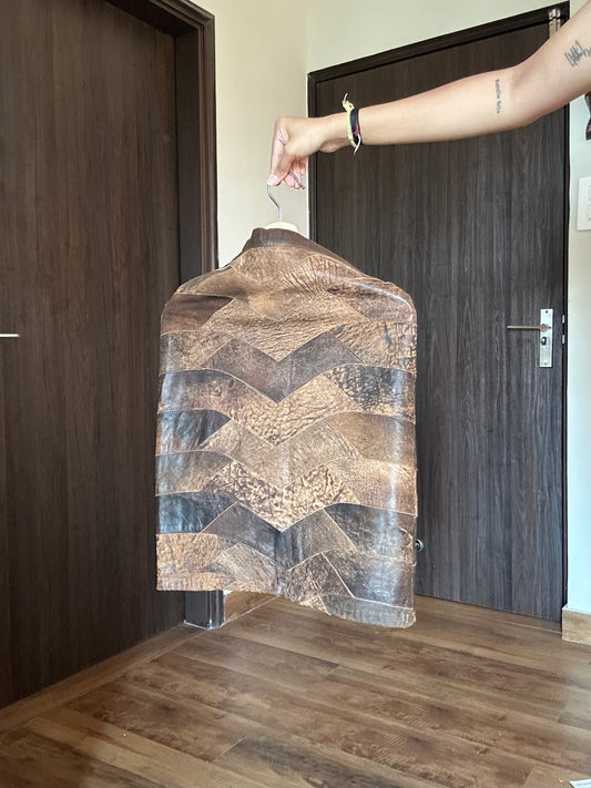 Ti- Amo Designs Vintage Genuine Leather Skirt