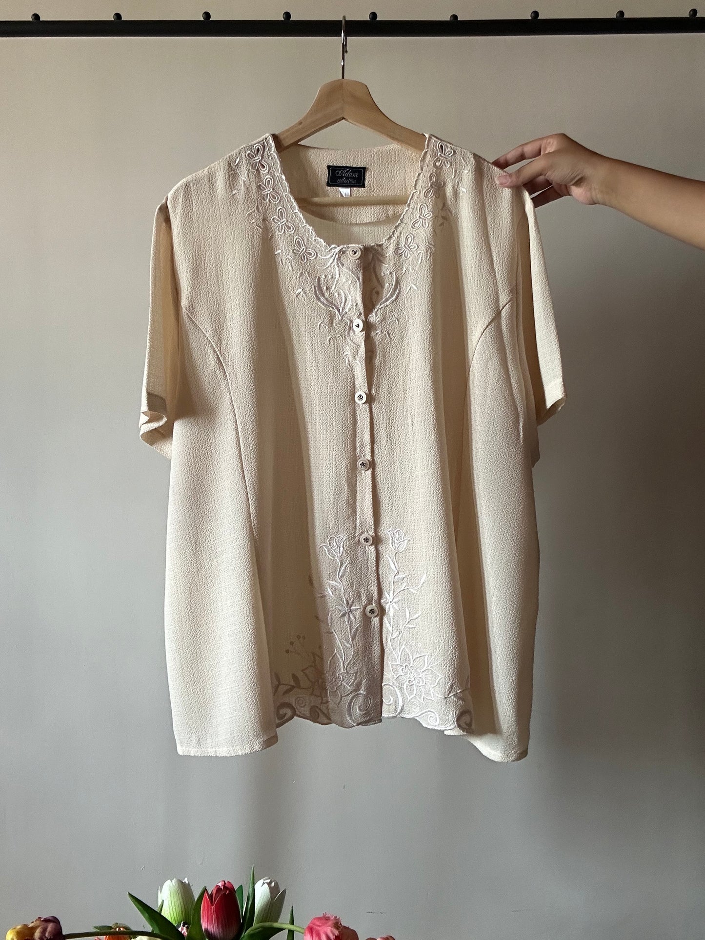Adam Collection Vintage Embroidered Shirt
