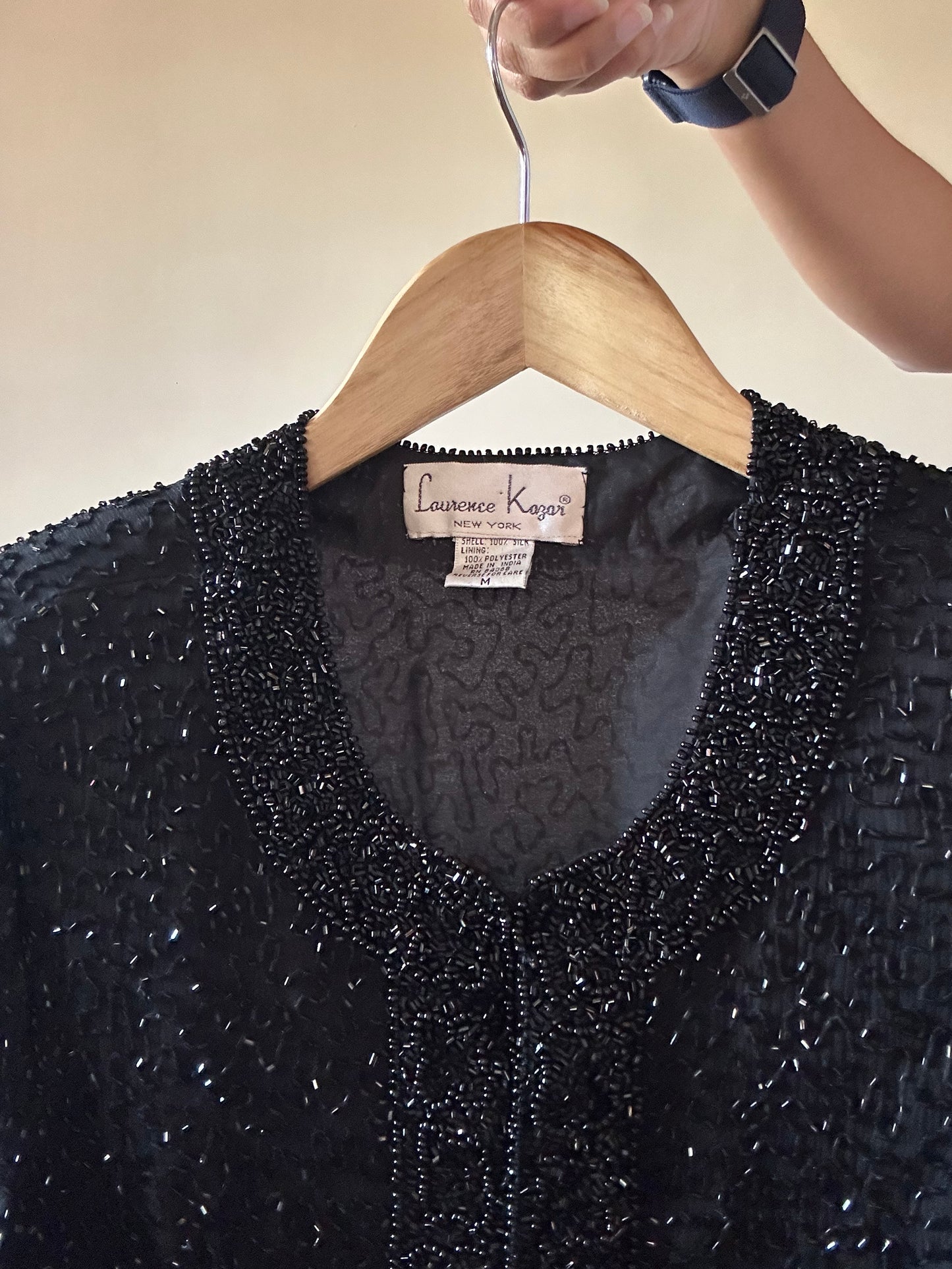 Vintage Laurence Kazar Fully Beaded Shaket