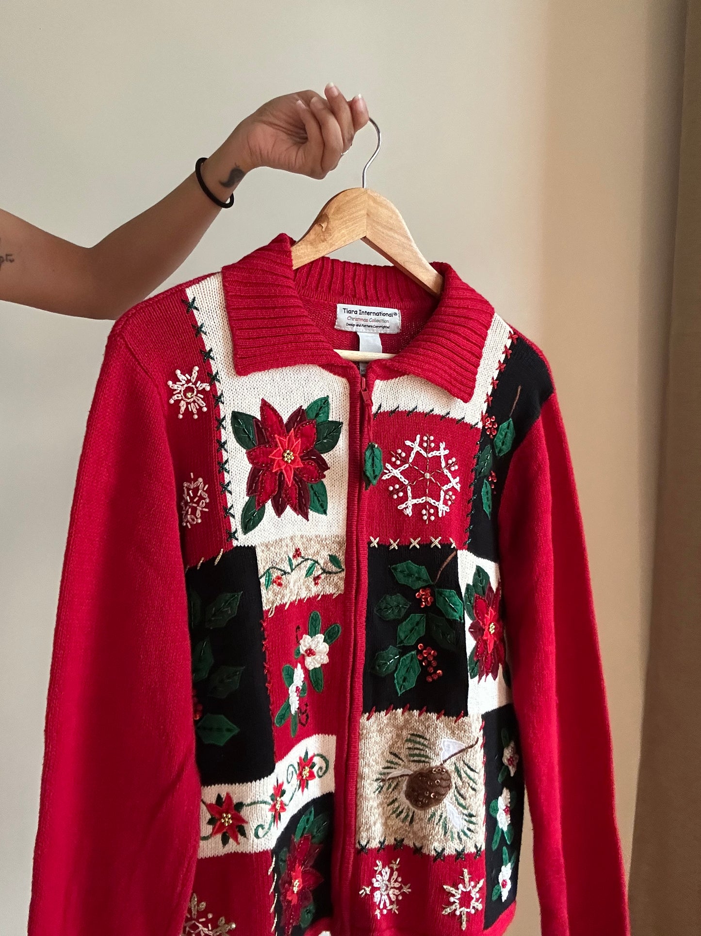 Tiara International Vintage Knit Cardigan