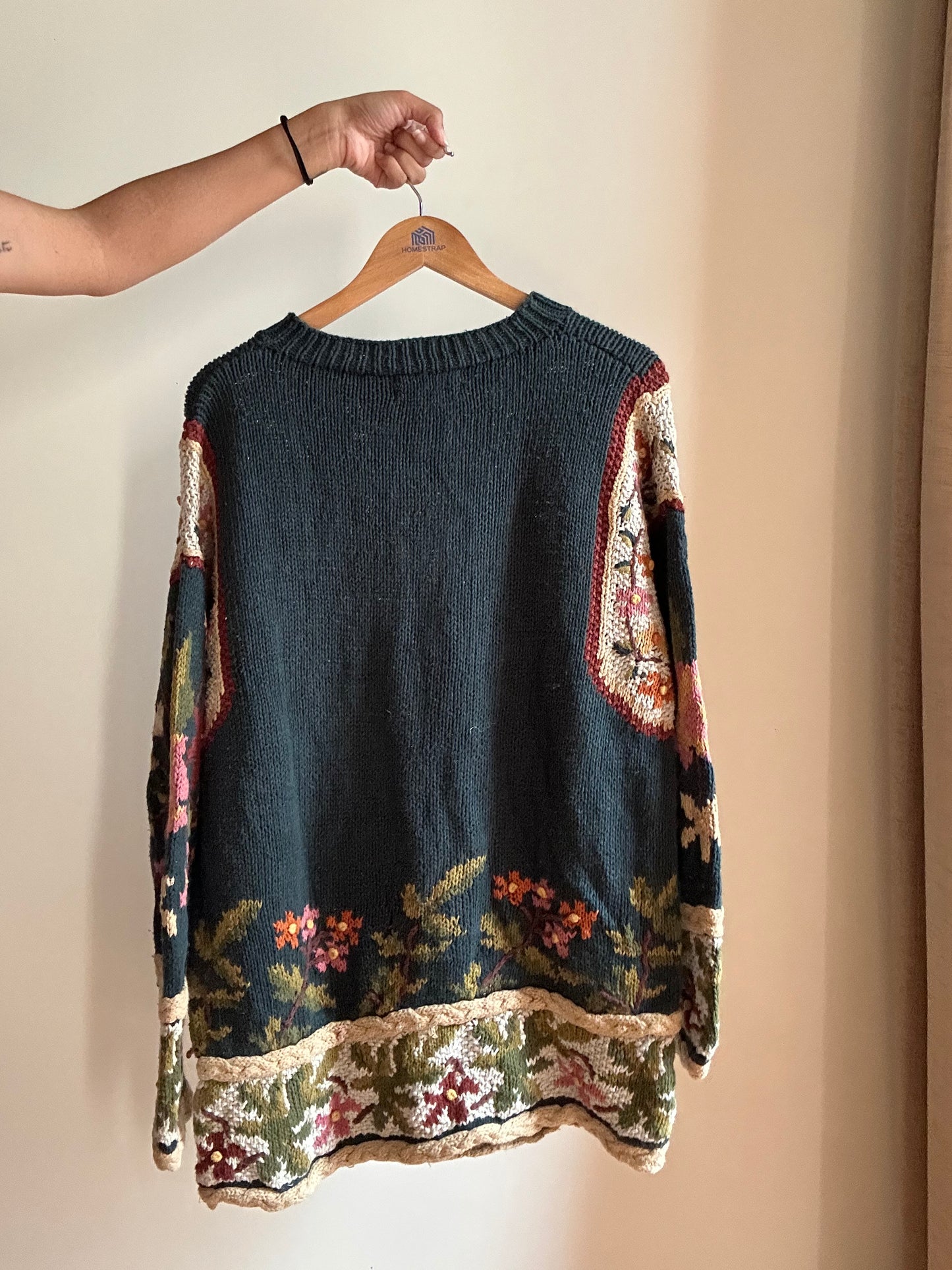 Jennifer Reed Vintage Hand Knit Cardigan