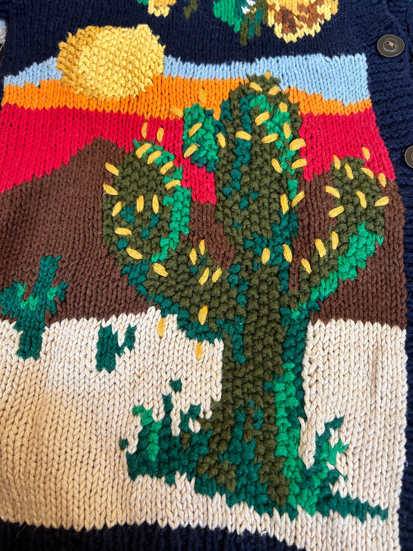 The Eagle’s Eye Vintage Hand Knit Cardigan