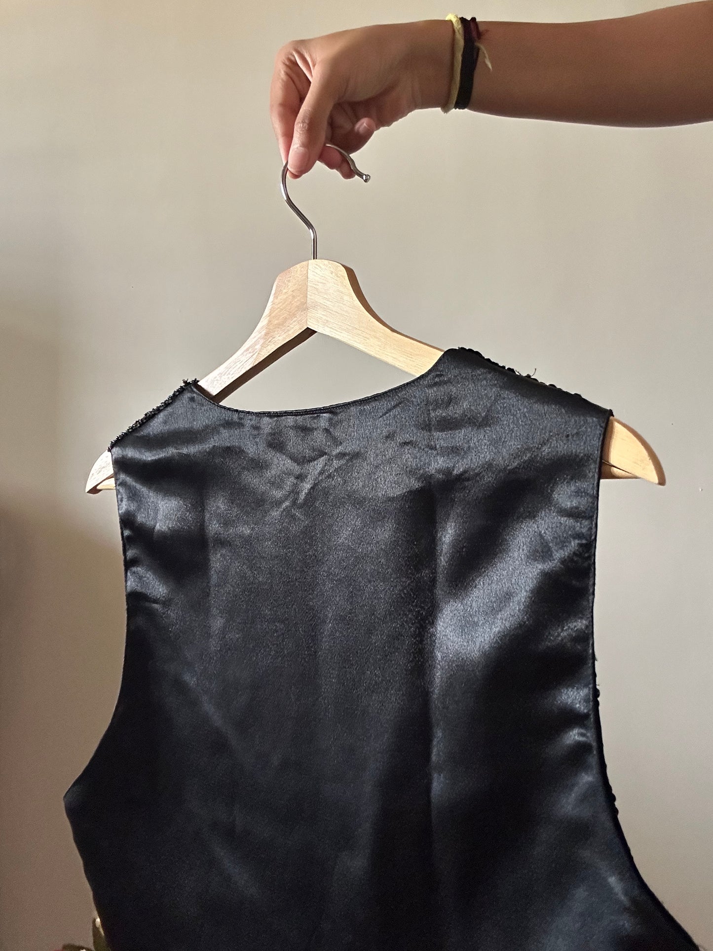 All Beaded and Sequins Vintage Vest