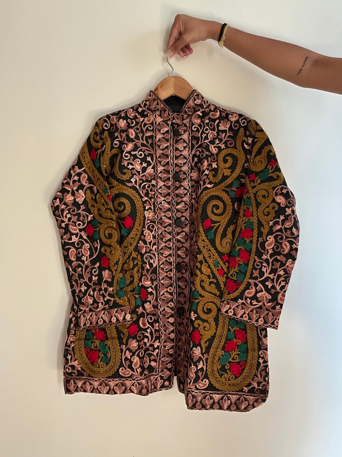 Fully Embroidered Vintage Shaket