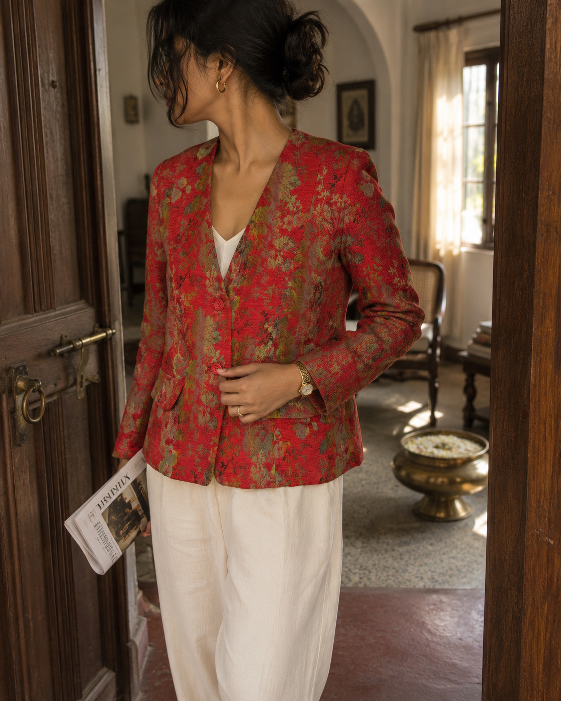 Vintage Crimson Blazer