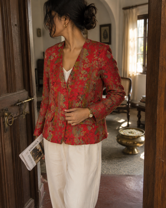 Vintage Crimson Blazer