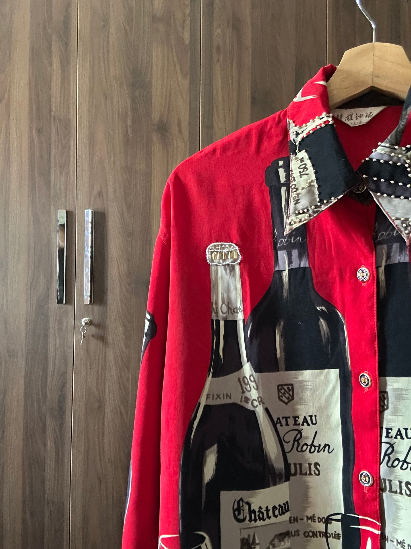 Vintage Win Cellar Shirt With Beading