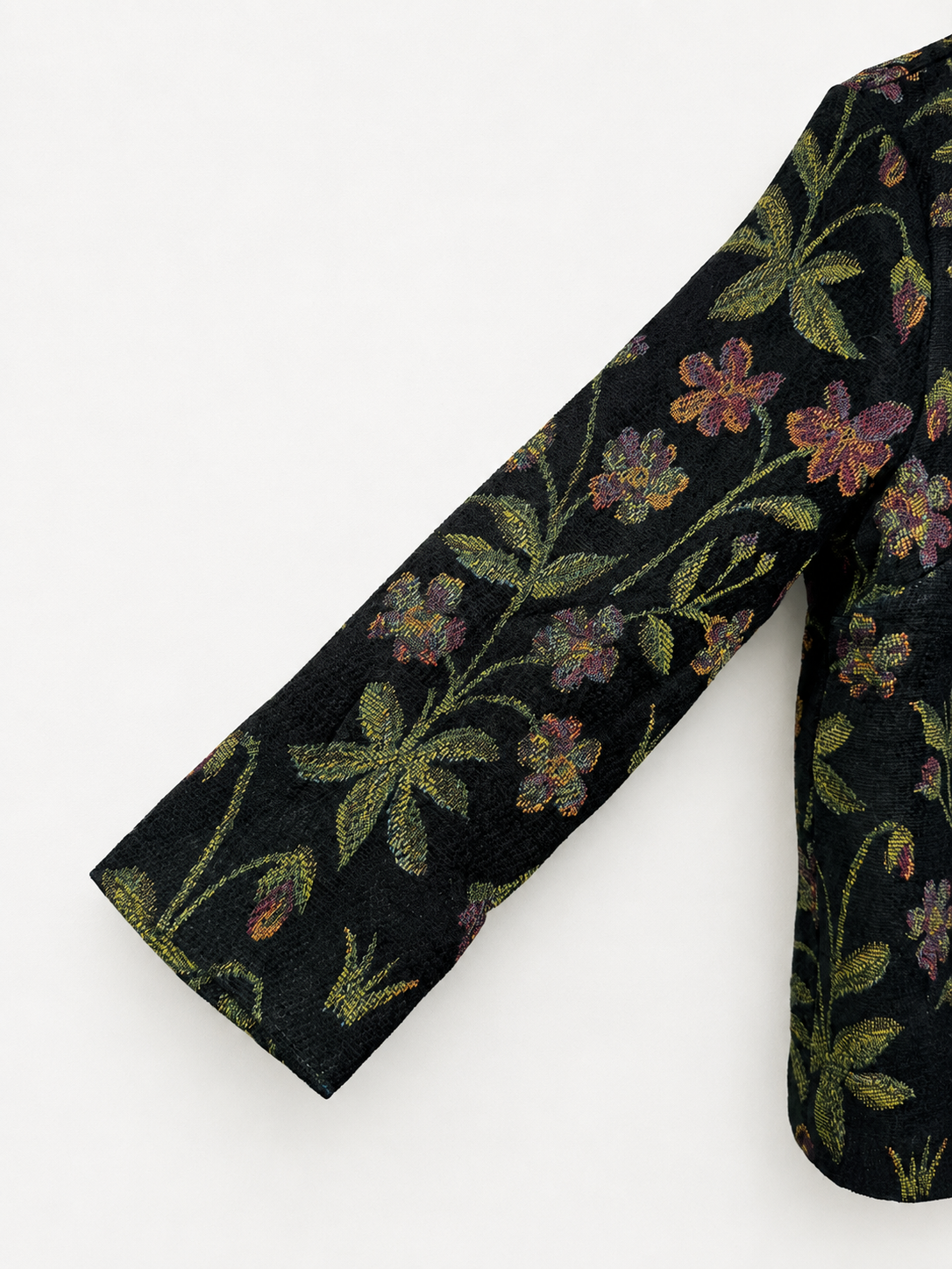 Vintage Stephanie Andrews Botanical Tapestry Jacket