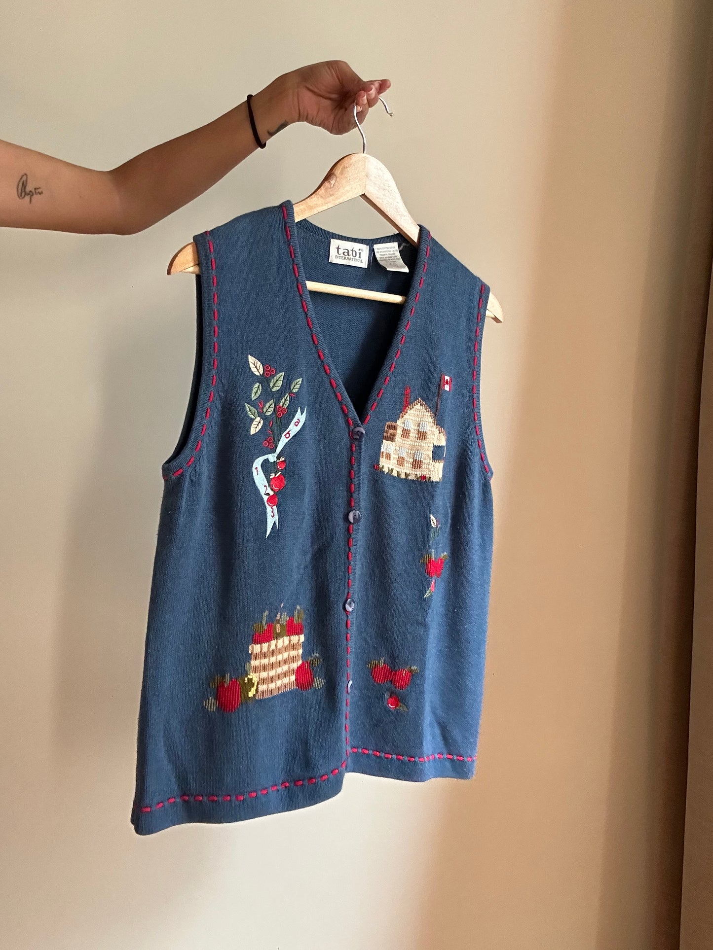 Tabi International Vintage Knit Vest