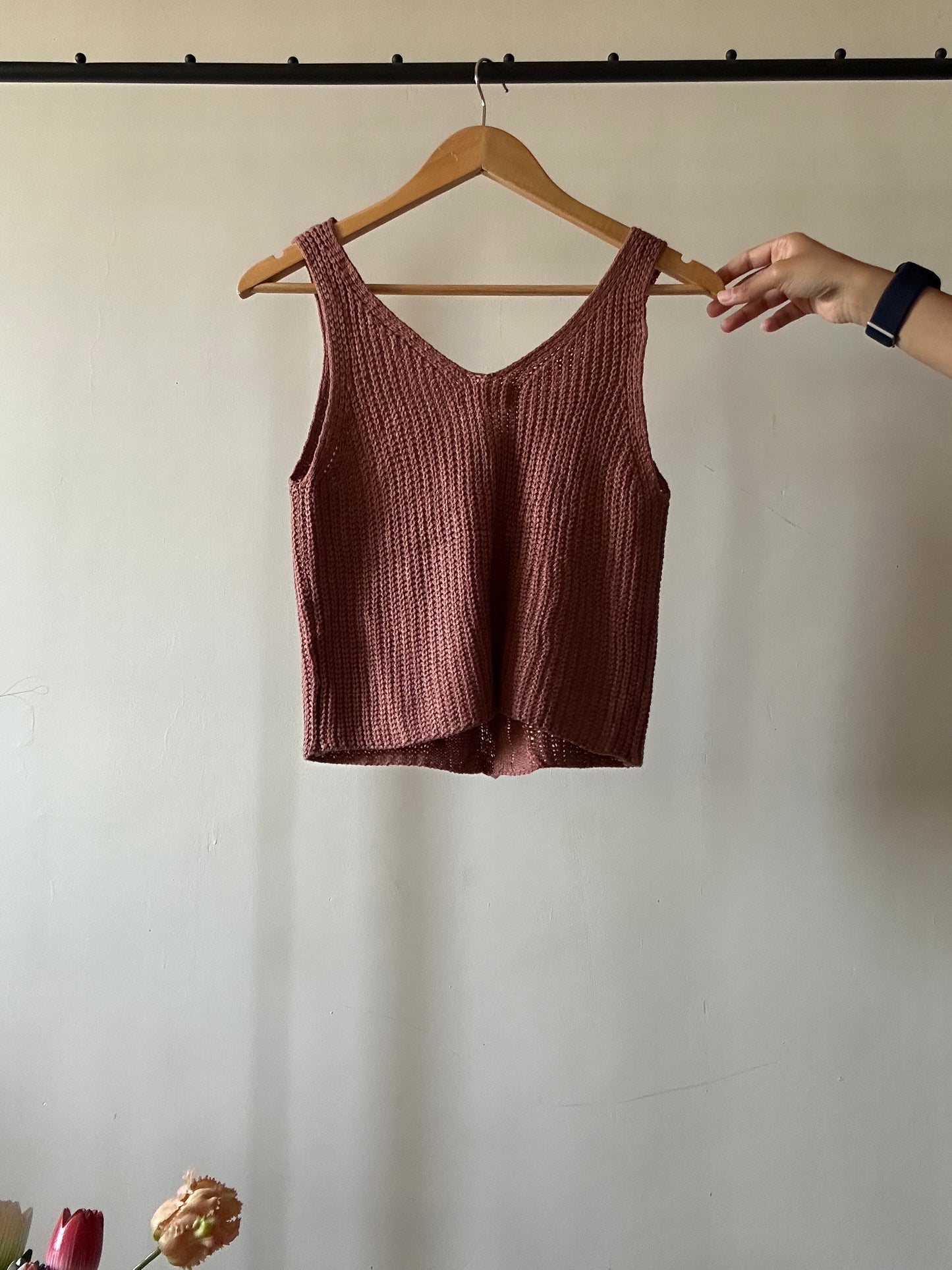 Monocode Crean Beige Mymyt Vintage Knit Top