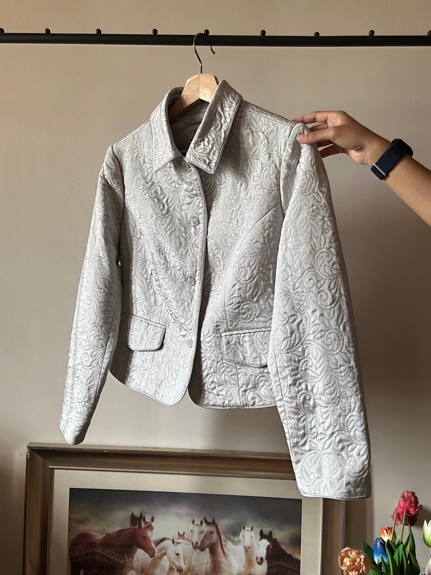 Jaclyn Smith Vintage Fully Embroidered Jacket