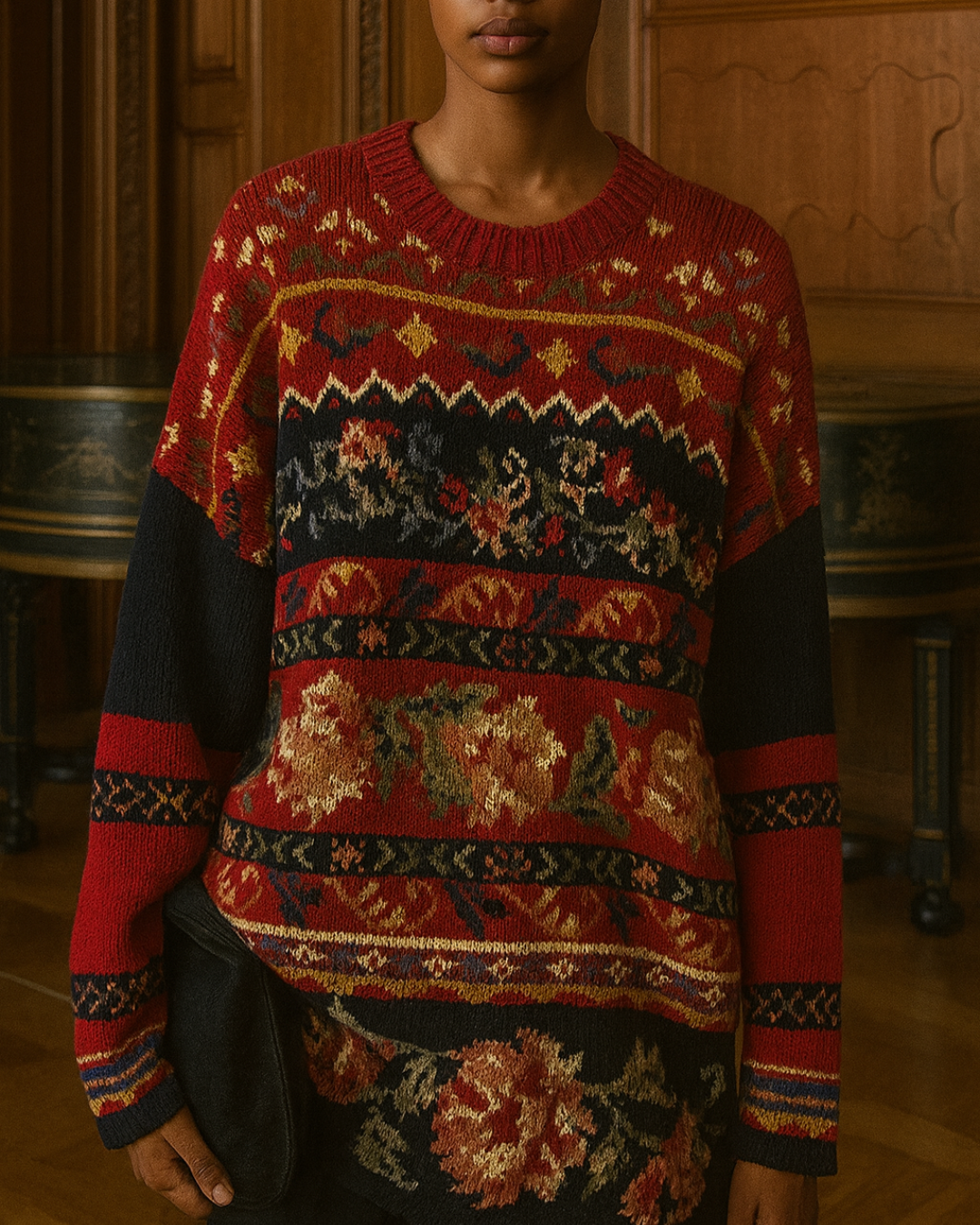 Jacque & Koko Together Vintage Hand Embroidered Pullover