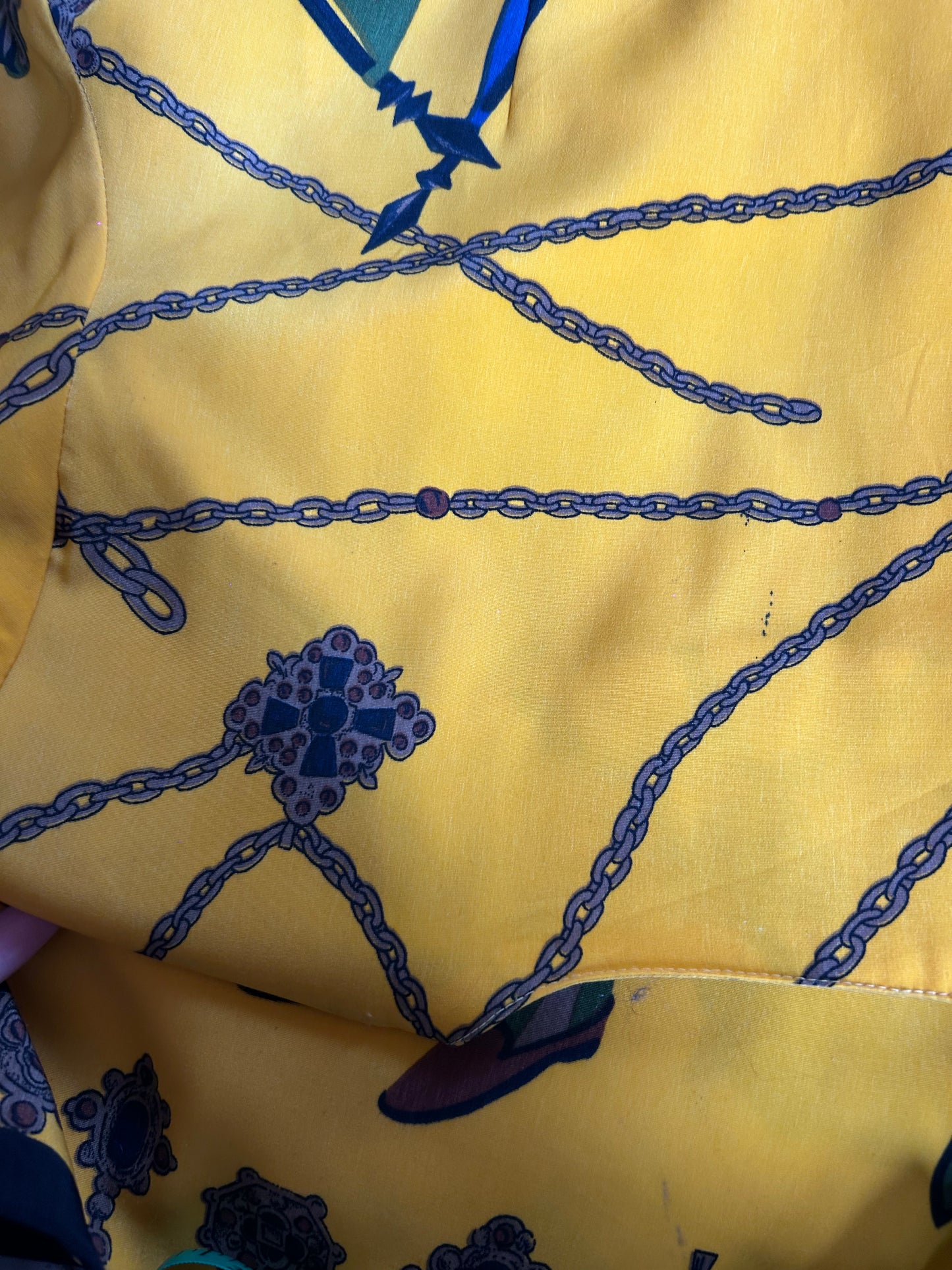 Vintage All Printed Blazer