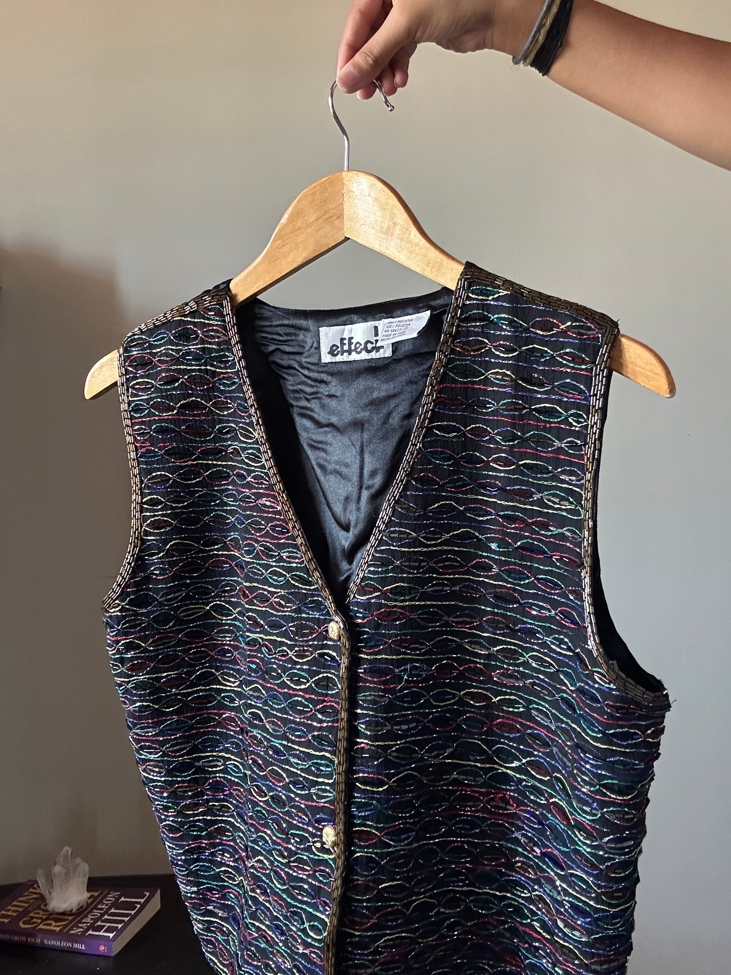 Vintage effeci All Beaded Vest