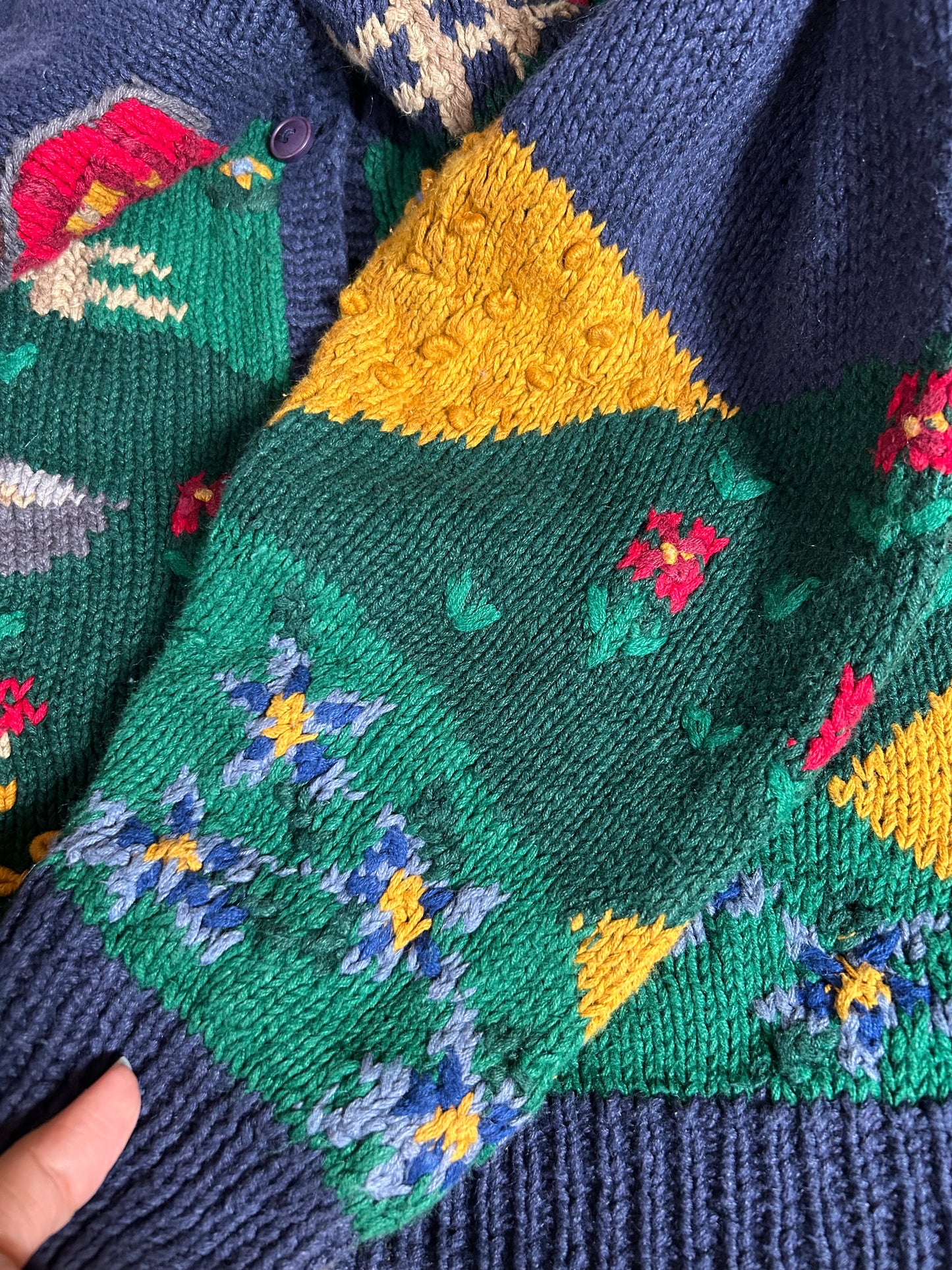 Signatures by Northern Isles Vintage Hand Knit Cardigan