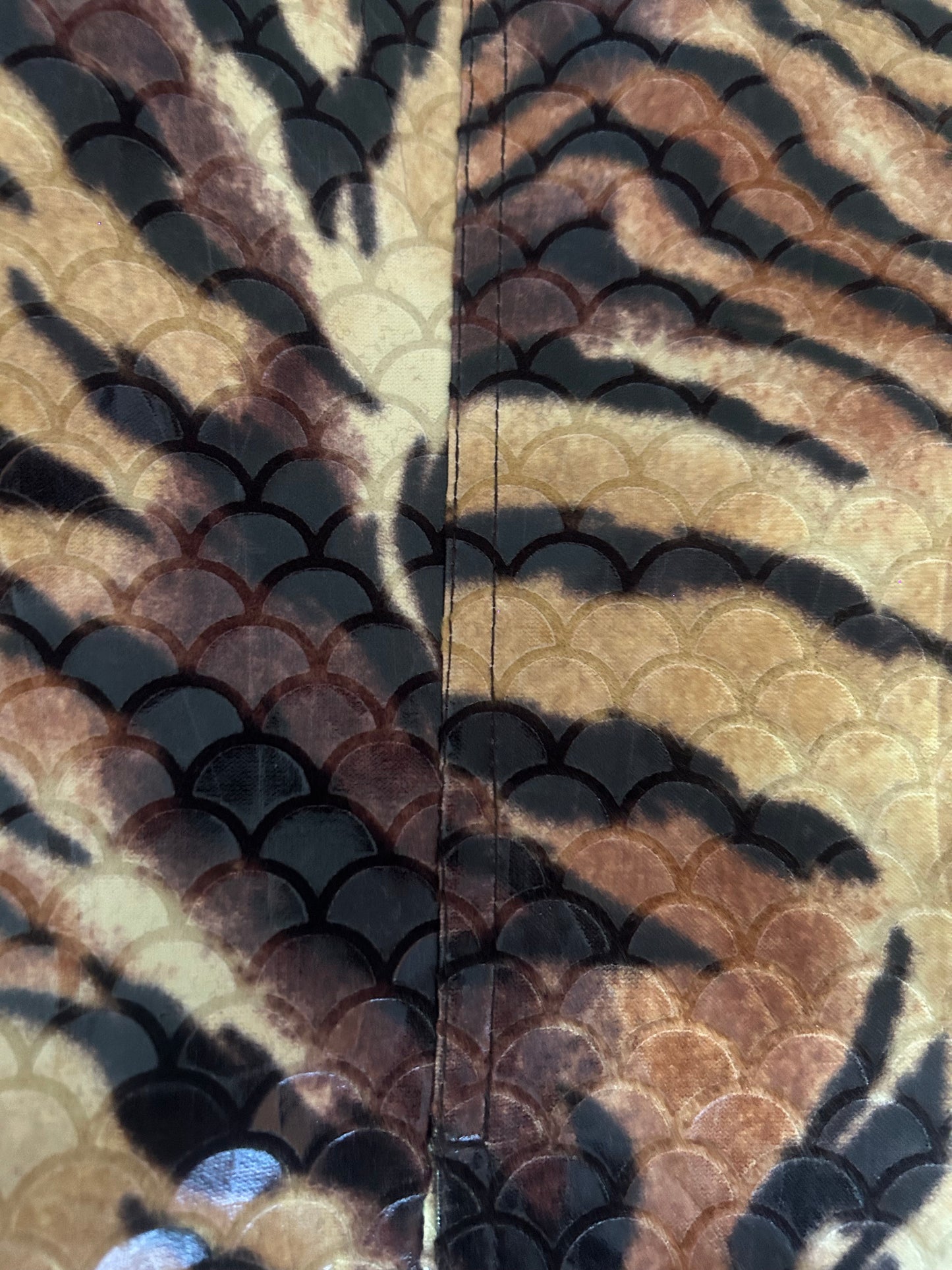 Selene Sports Vintage Cheetah and Tiger Trench