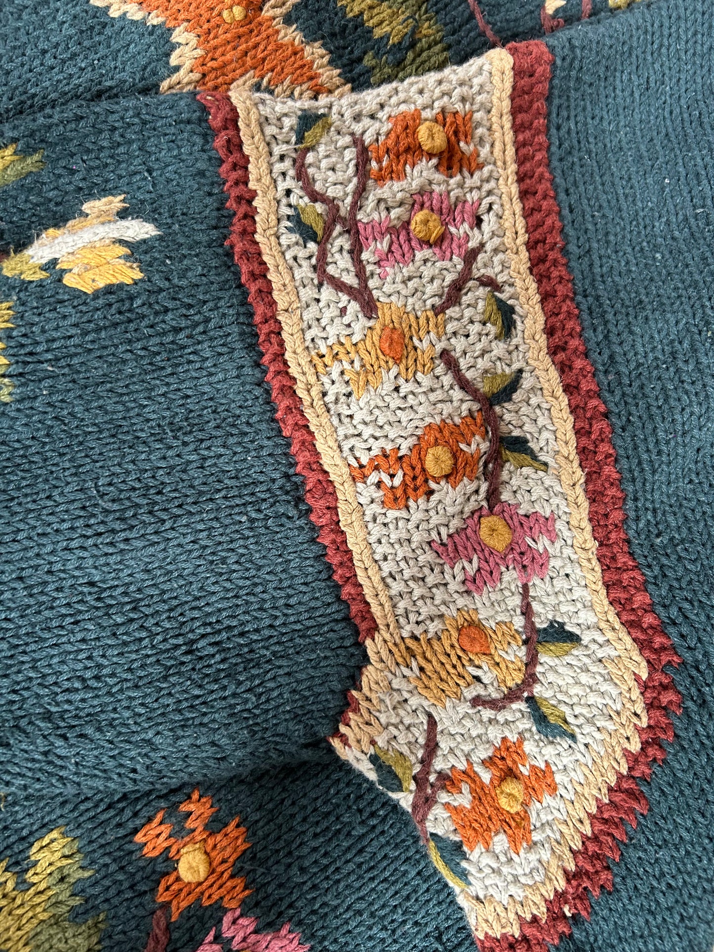 Jennifer Reed Vintage Hand Knit Cardigan