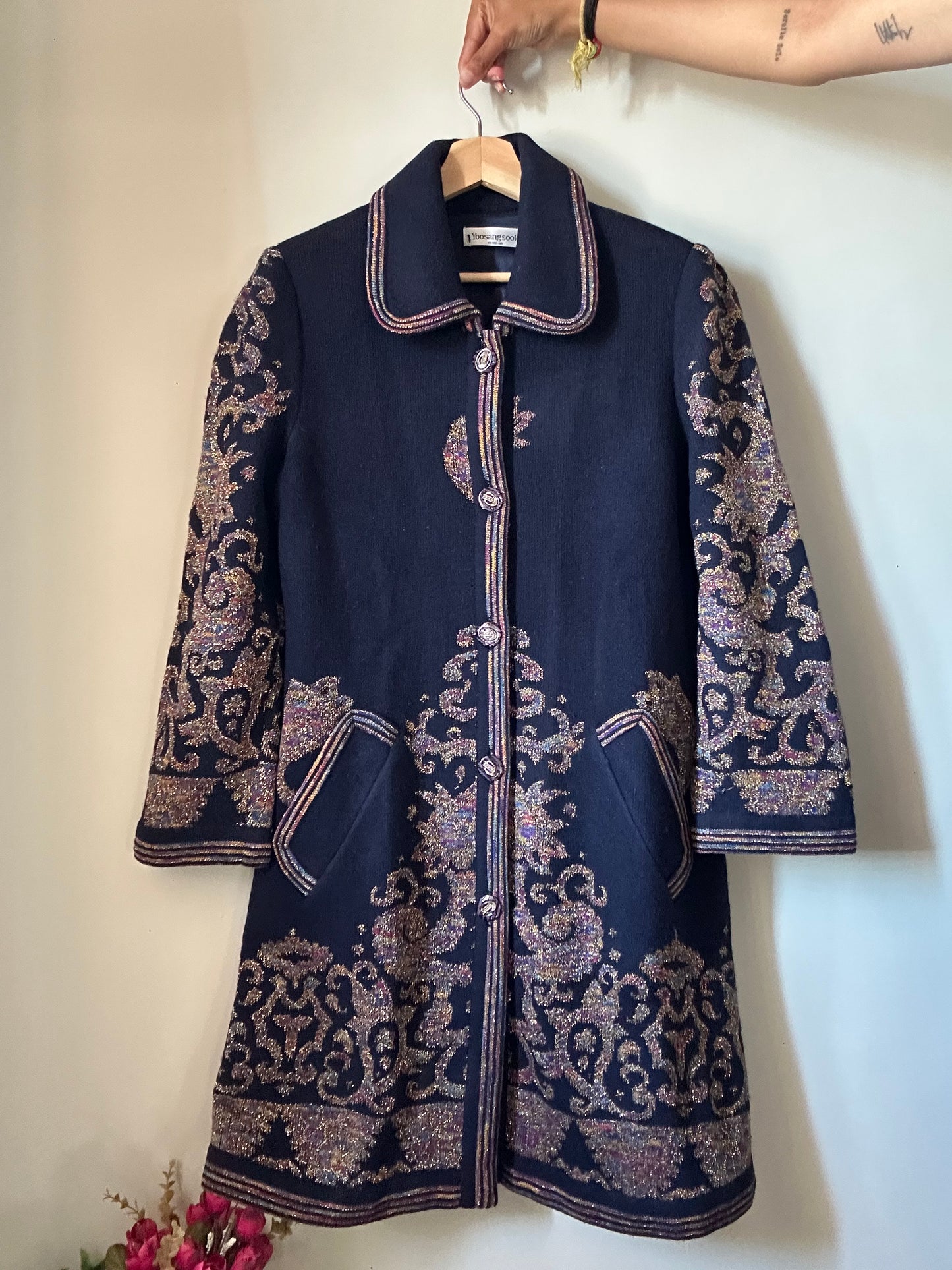 Yoosangsook Vintage All Knit Trench Coat