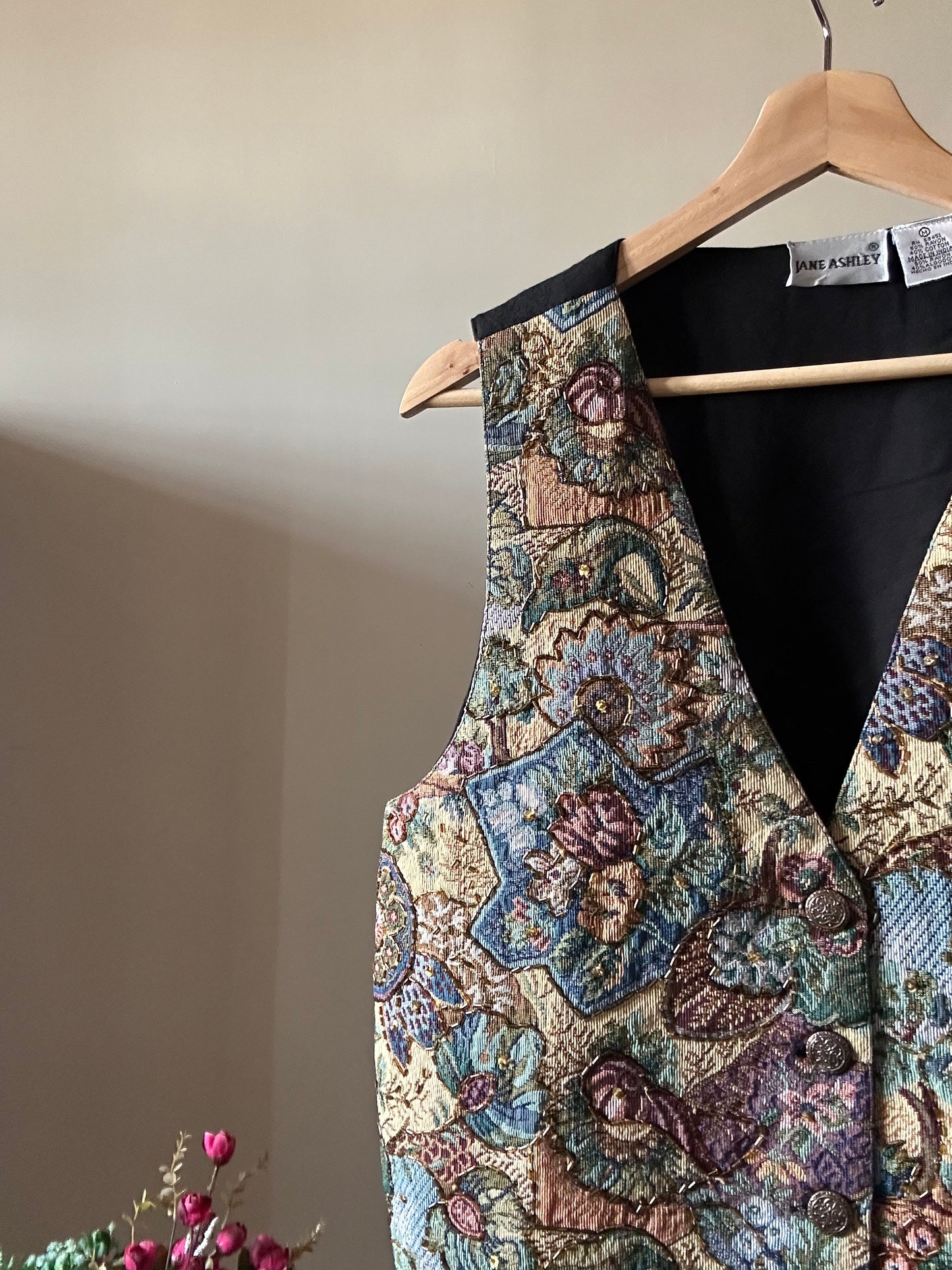 Jane Ashley Vintage Beaded Vest