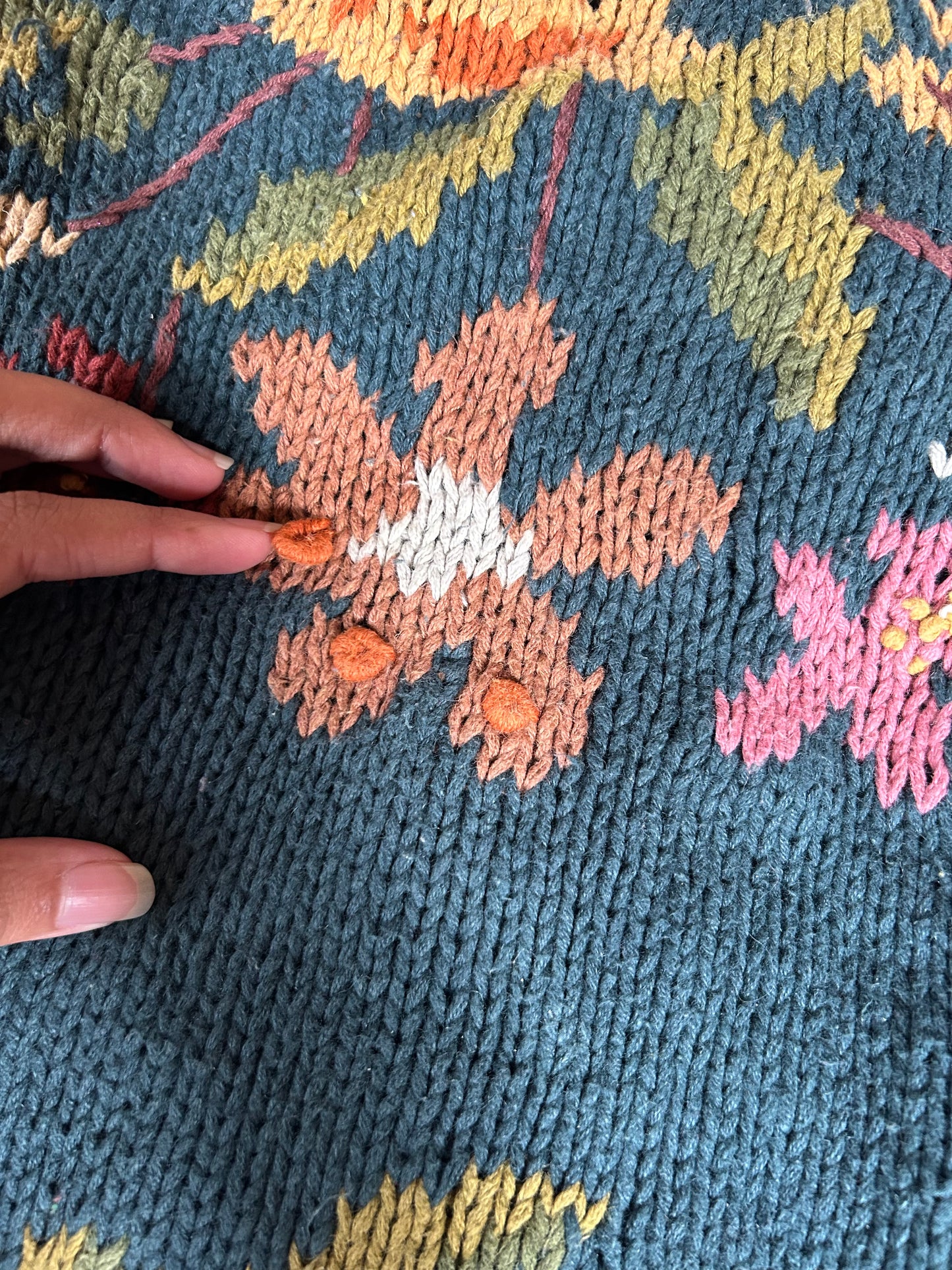 Jennifer Reed Vintage Hand Knit Cardigan