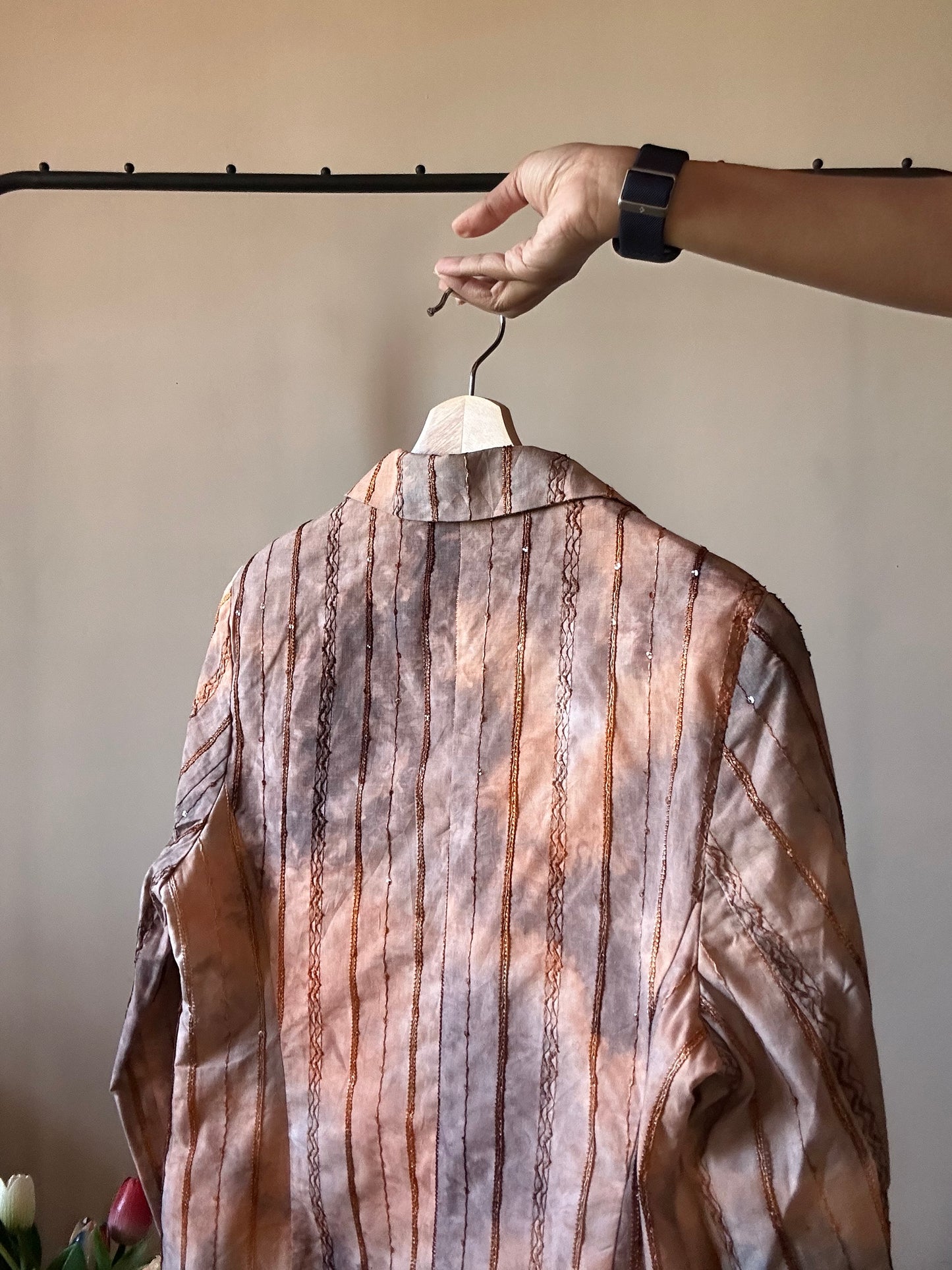 Jasmin M Vintage Embroidered Blazer