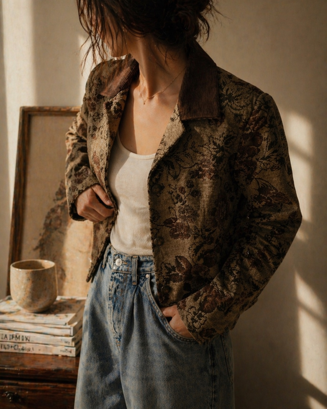 Vintage DB Sport Jacquard Blazer