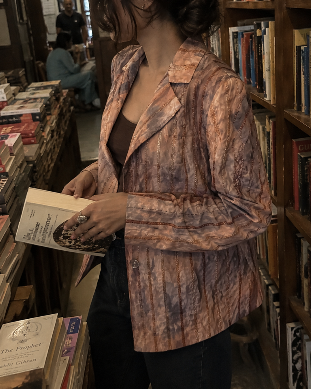 Jasmin M Vintage Embroidered Blazer
