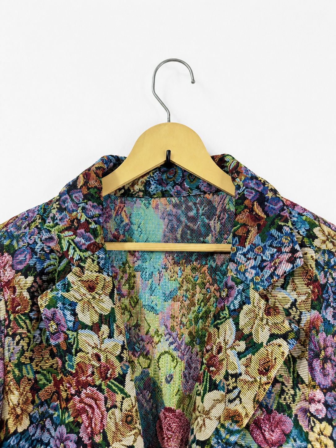 Vintage Secret Garden Tapestry Blazer