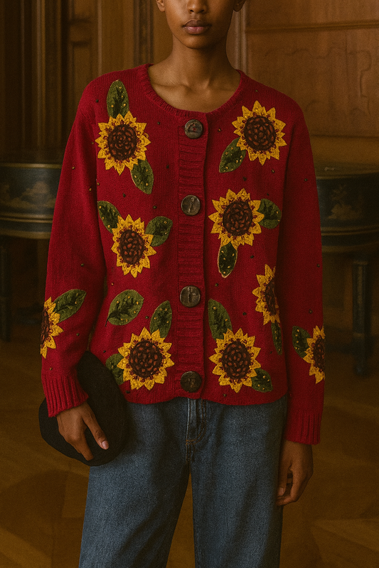 Design Options Vintage Knit Cardigan