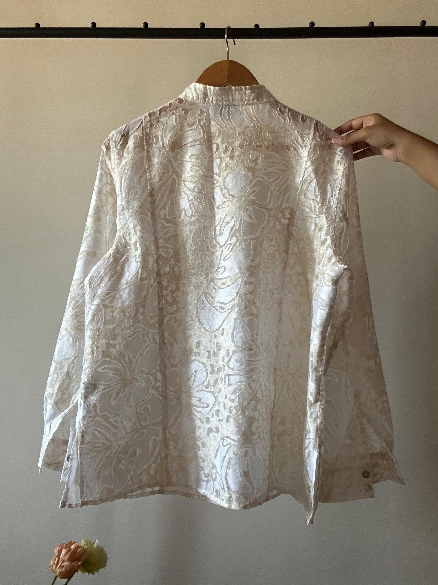 Vintage Alfred Dunner Semi Sheer Shirt