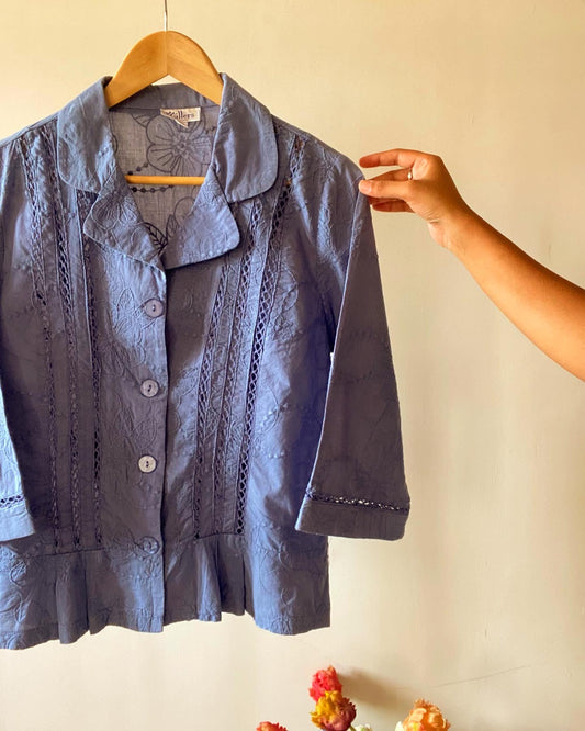 All Over Embroidered Vintage Shirt