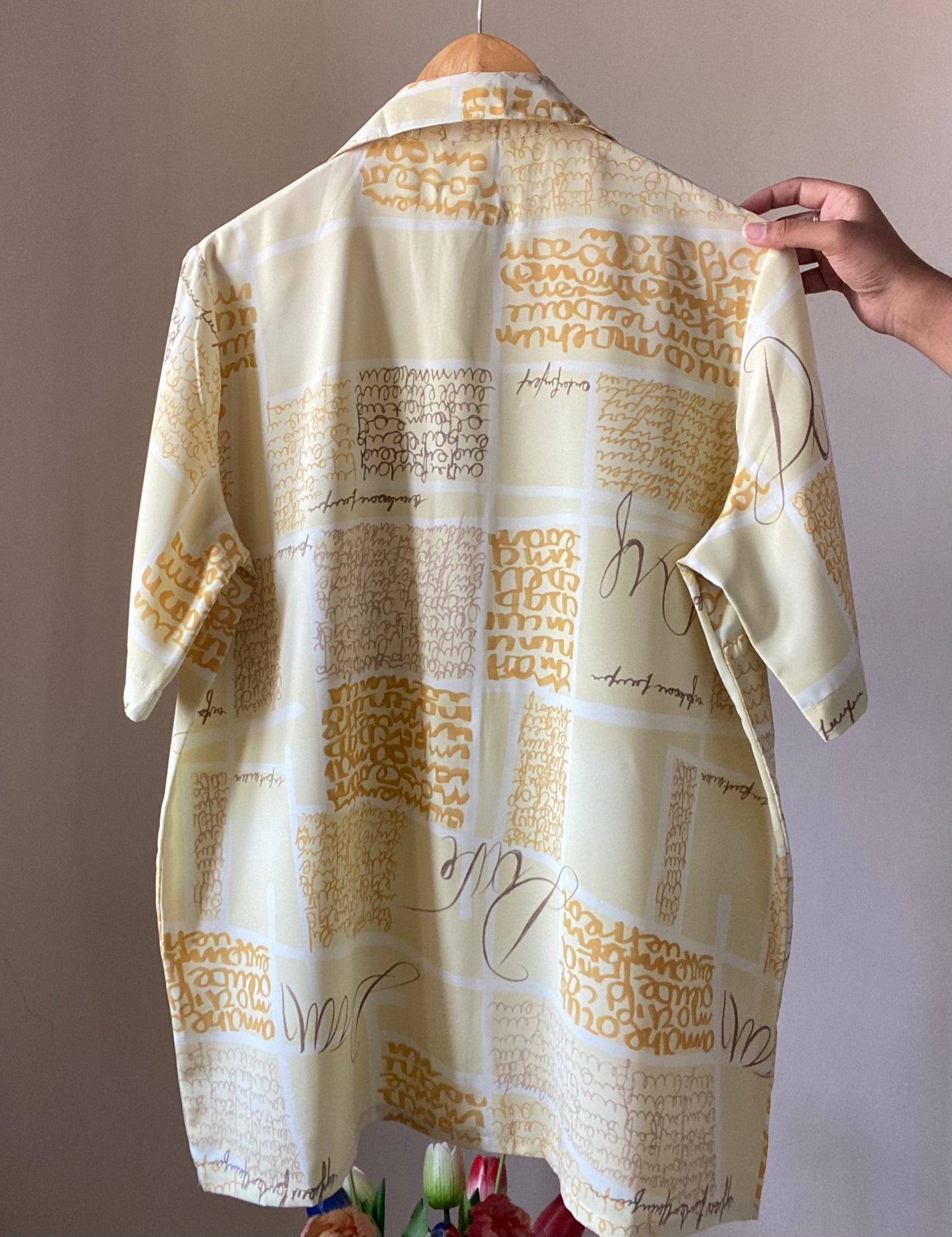Written Allover Vintage Shirt