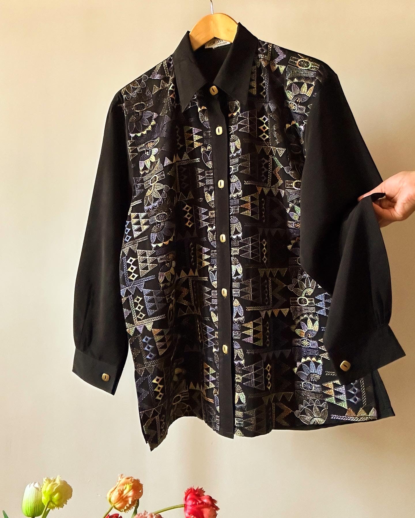 Finely Embroidered Vintage Shirt